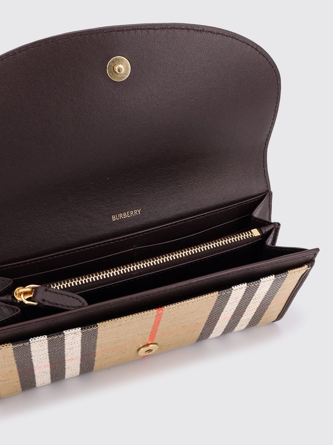 BURBERRY WALLET: Wallet woman Burberry, Red - Img 3