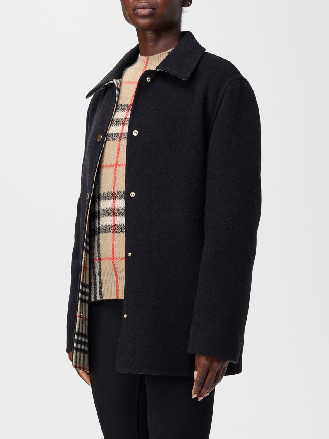 BURBERRY JACKET: Jacket woman Burberry, Black - Img 4