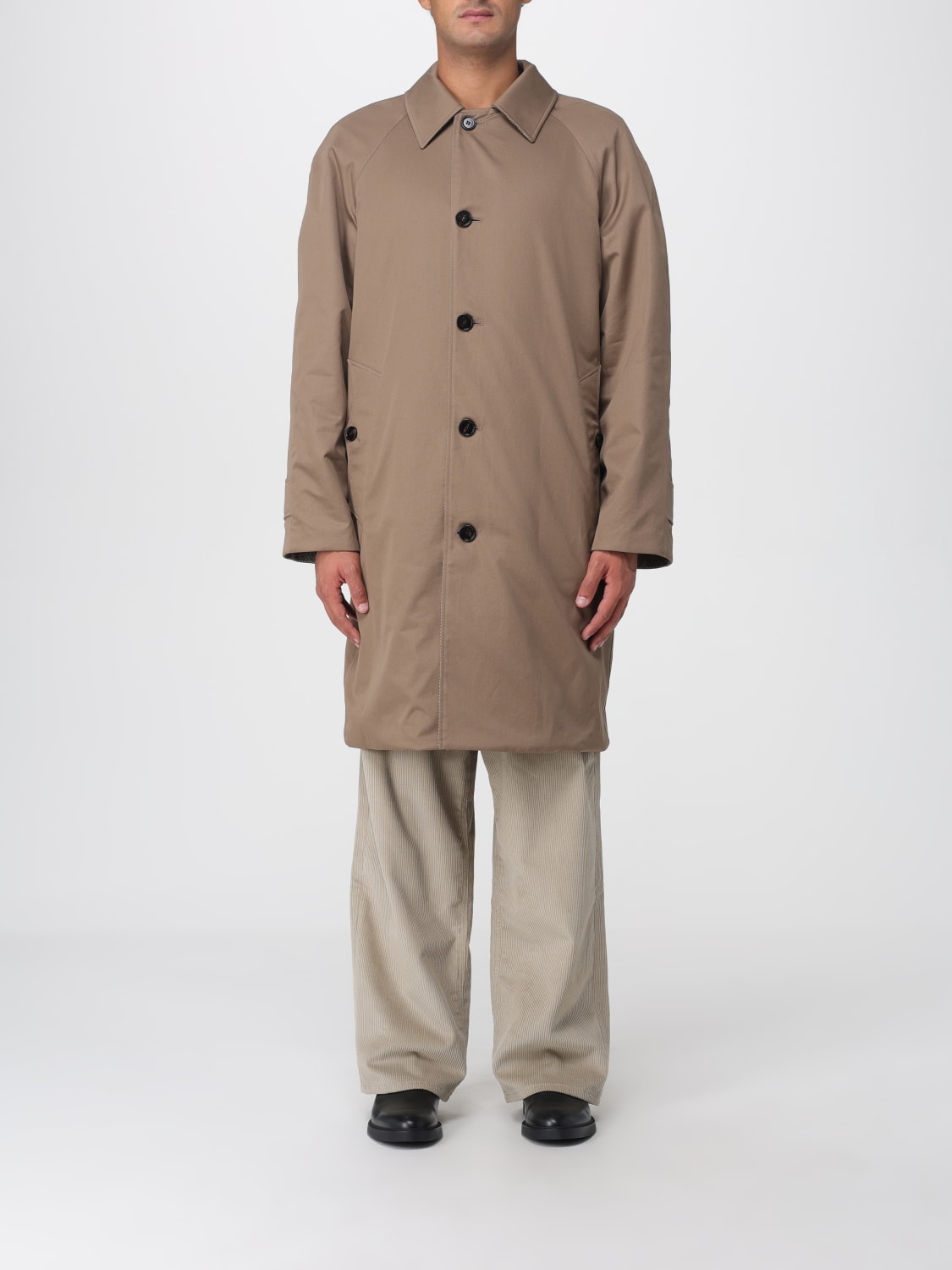 BURBERRY COAT: Coat men Burberry, Brown - Img 1