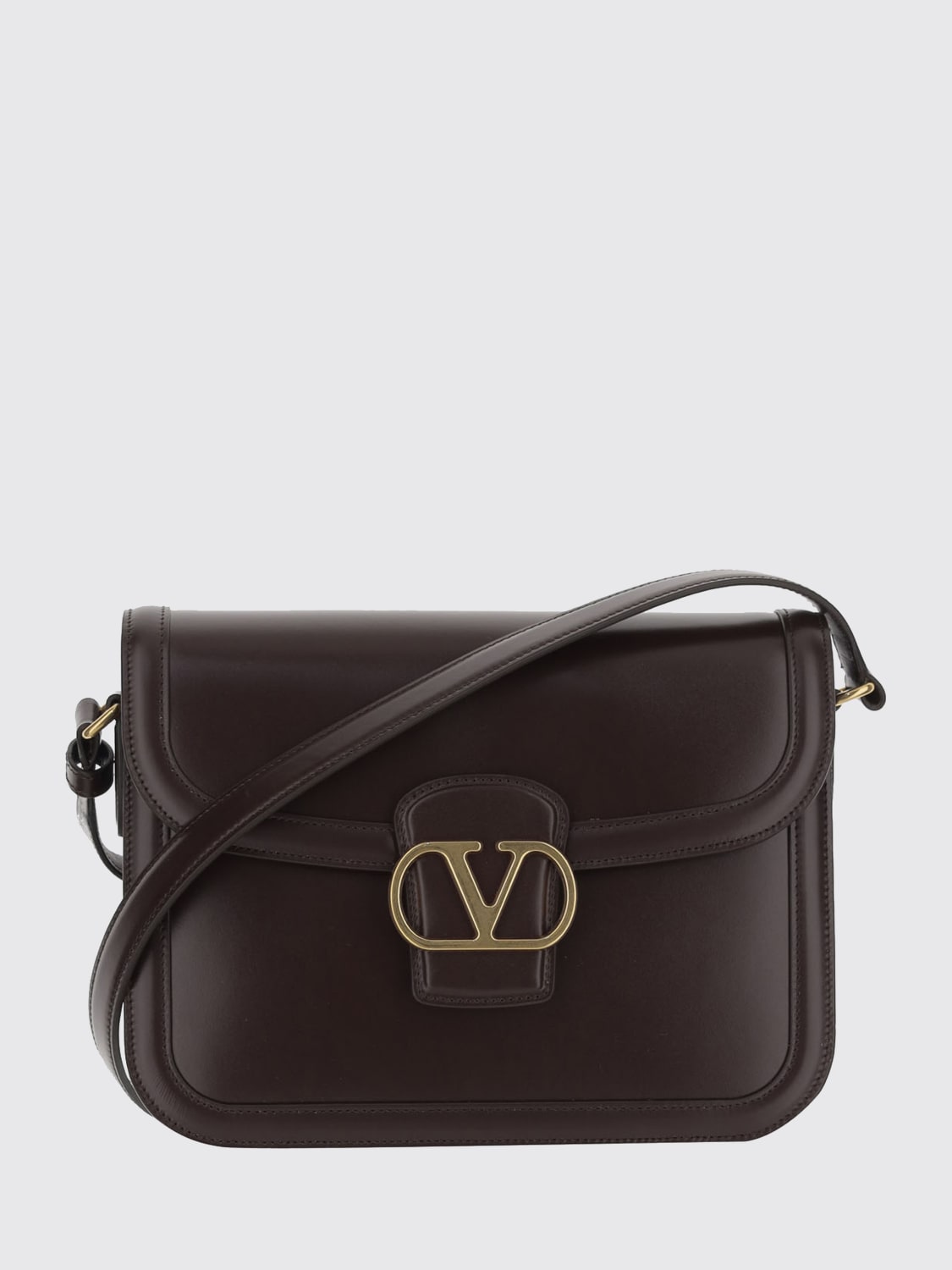 VALENTINO GARAVANI CROSSBODY BAG: Shoulder bag woman Valentino Garavani, Brown - Img 1