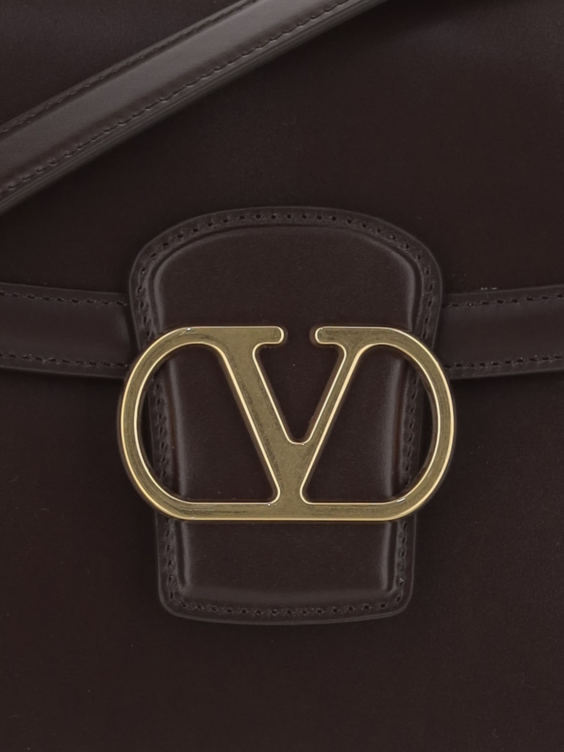 VALENTINO GARAVANI CROSSBODY BAG: Shoulder bag woman Valentino Garavani, Brown - Img 4
