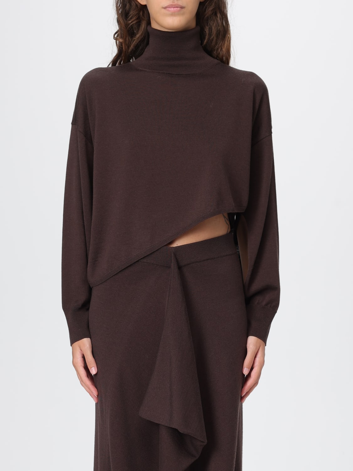 LIVIANA CONTI JERSEY: Jersey mujer Liviana Conti, Marrón - Img 1