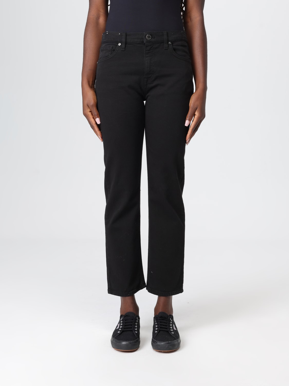 PT01 JEANS: Jeans woman Pt01, Black - Img 1