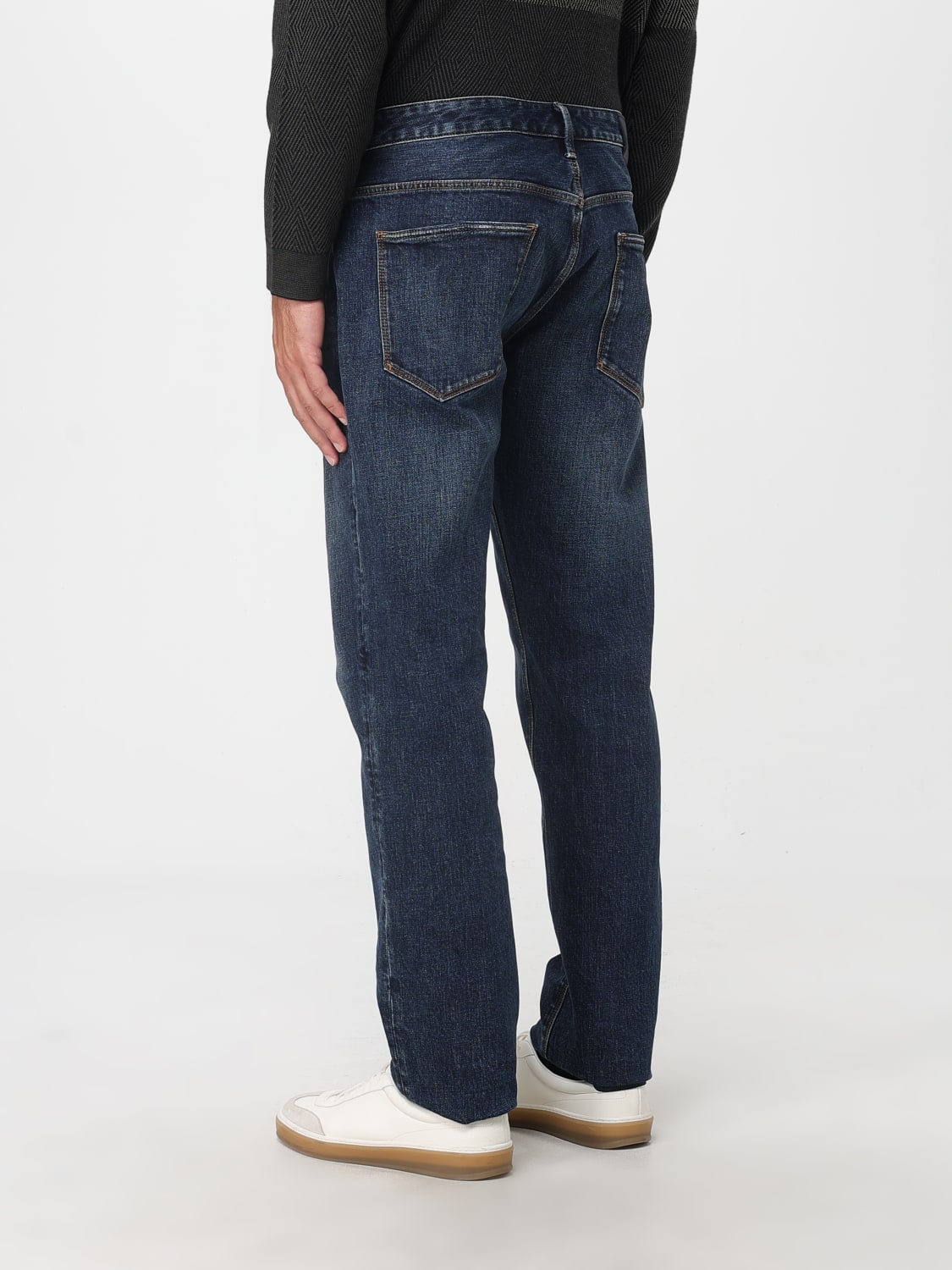EMPORIO ARMANI JEANS: Jeans Emporio Armani in denim di cotone , Blue - Img 2