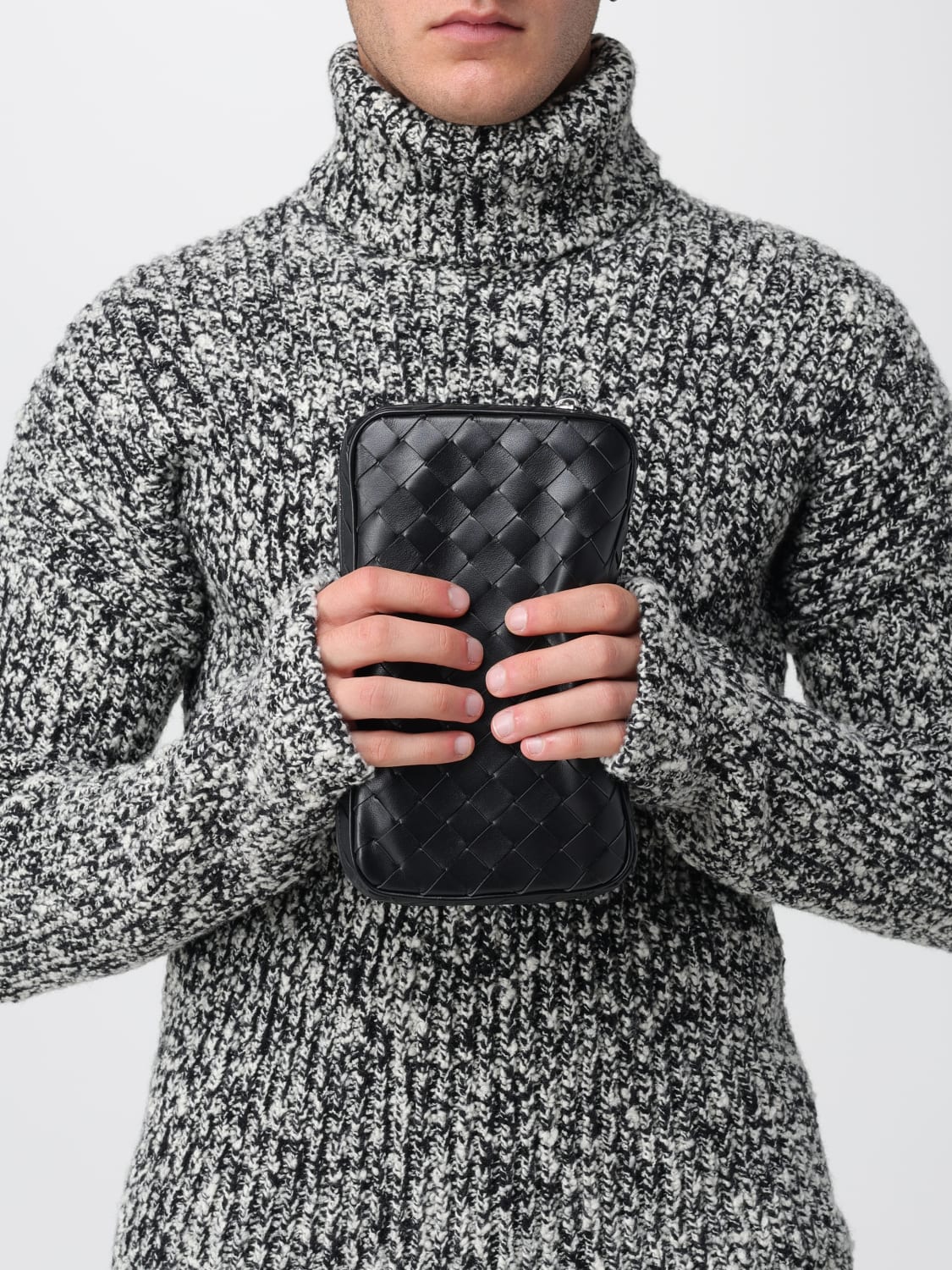 BOTTEGA VENETA MALETÍN: Bolsos hombre Bottega Veneta, Negro - Img 2