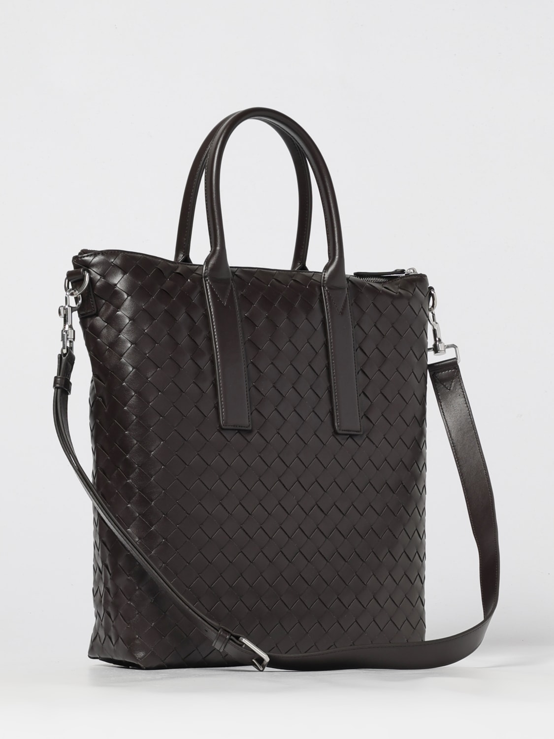 BOTTEGA VENETA SHOULDER BAG: Bags men Bottega Veneta, Brown - Img 3