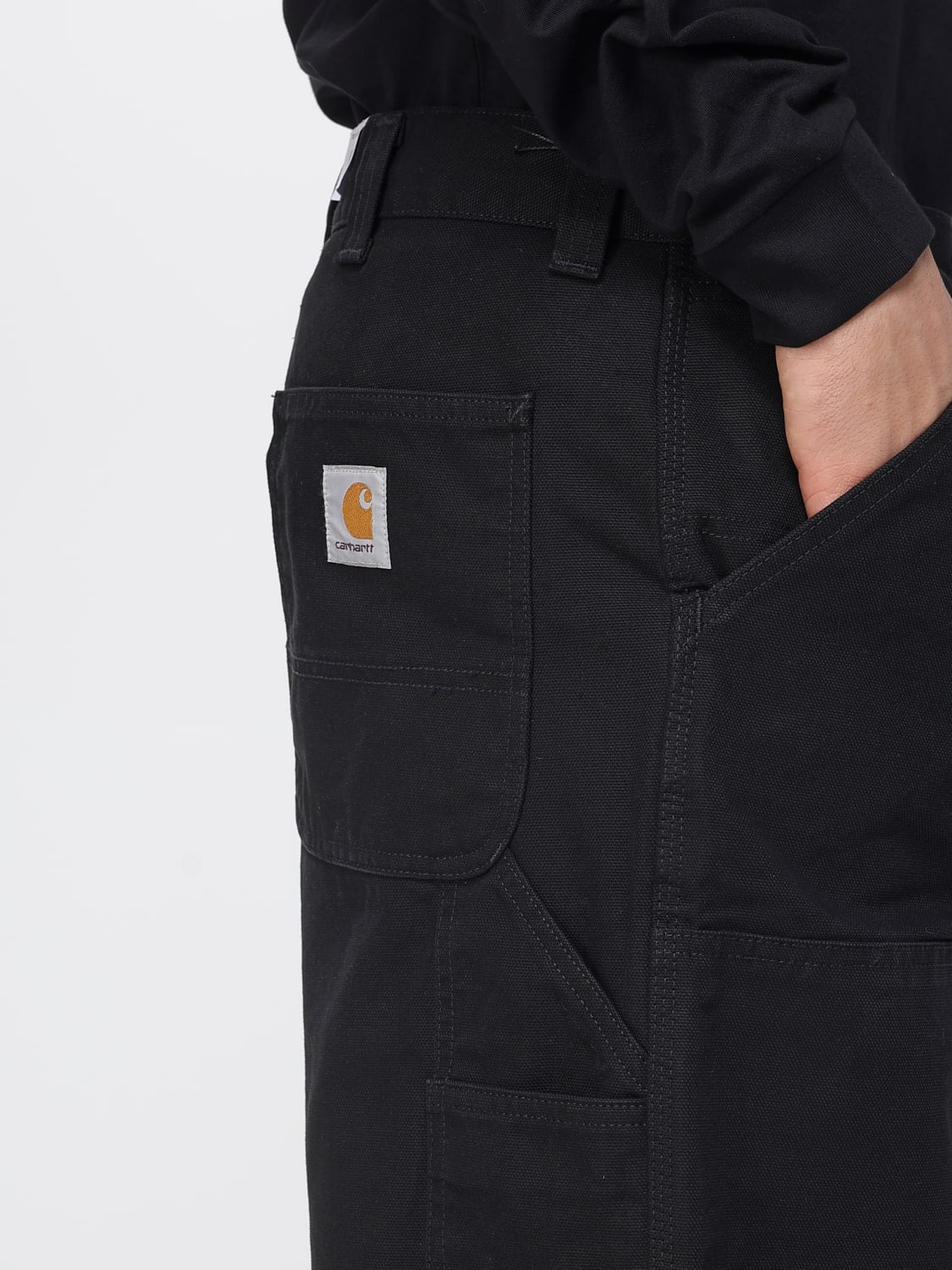 CARHARTT WIP PANTS: Pants men Carhartt Wip, Black - Img 4
