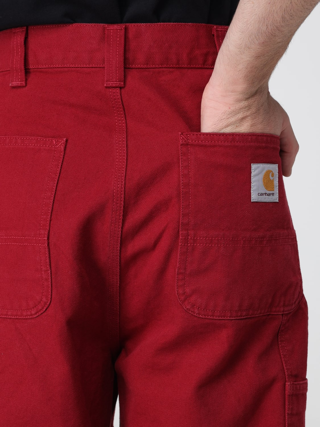 CARHARTT WIP HOSE: Hose herren Carhartt Wip, Rot - Img 4