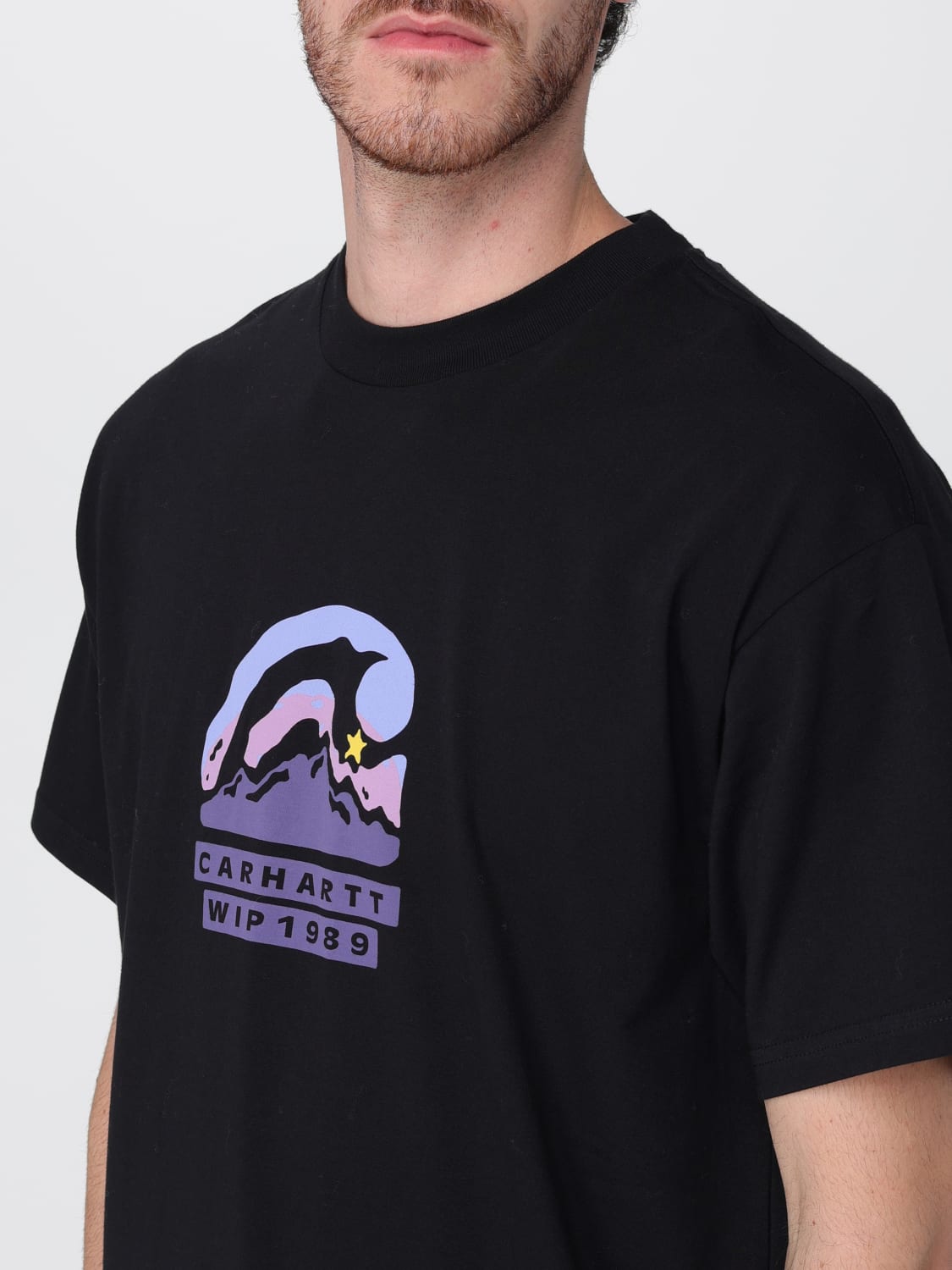 CARHARTT WIP T-SHIRT: T-shirt men Carhartt Wip, Black - Img 3