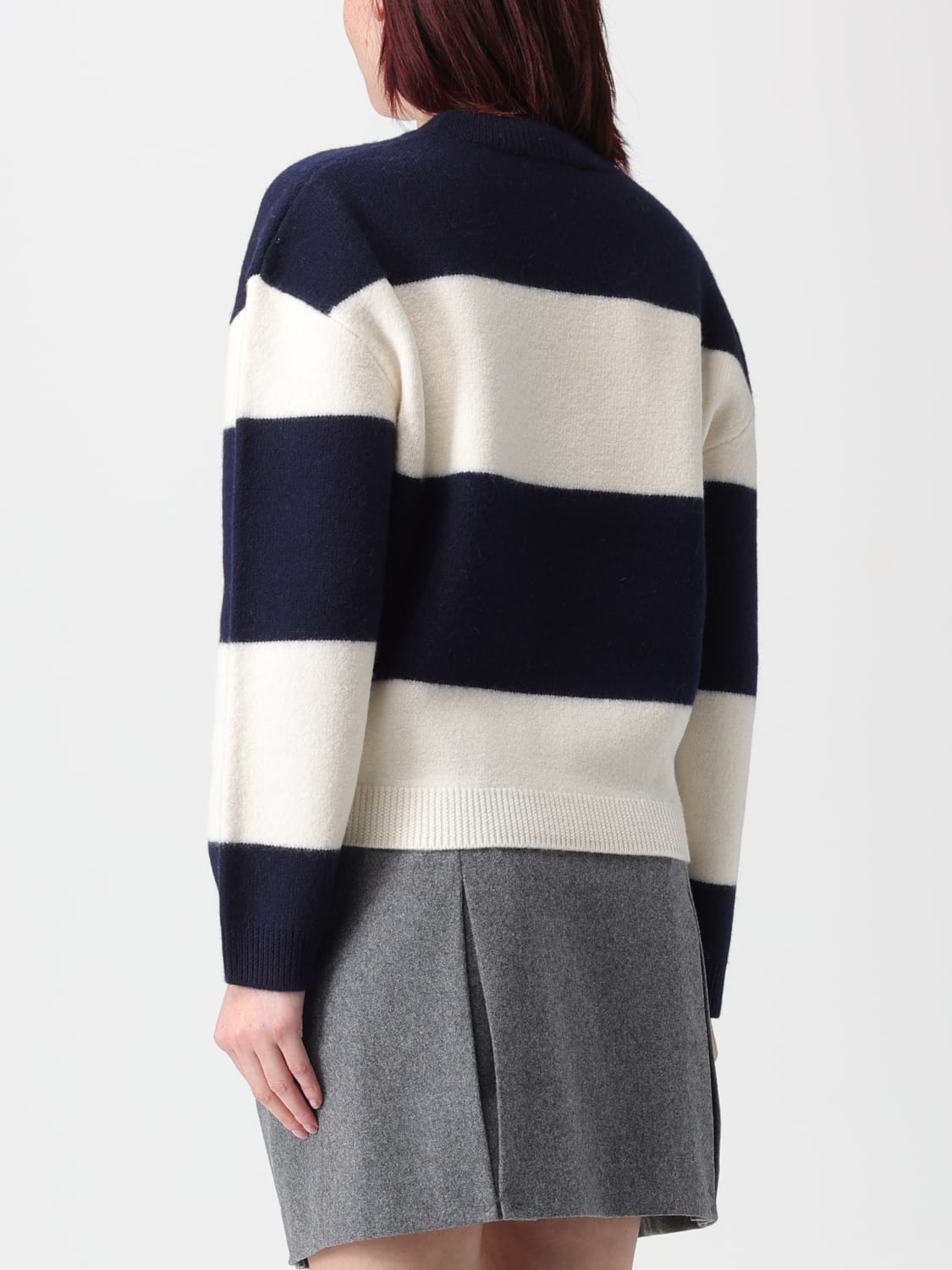 A.P.C. SWEATER: Sweatshirt woman A.P.C., Blue - Img 3