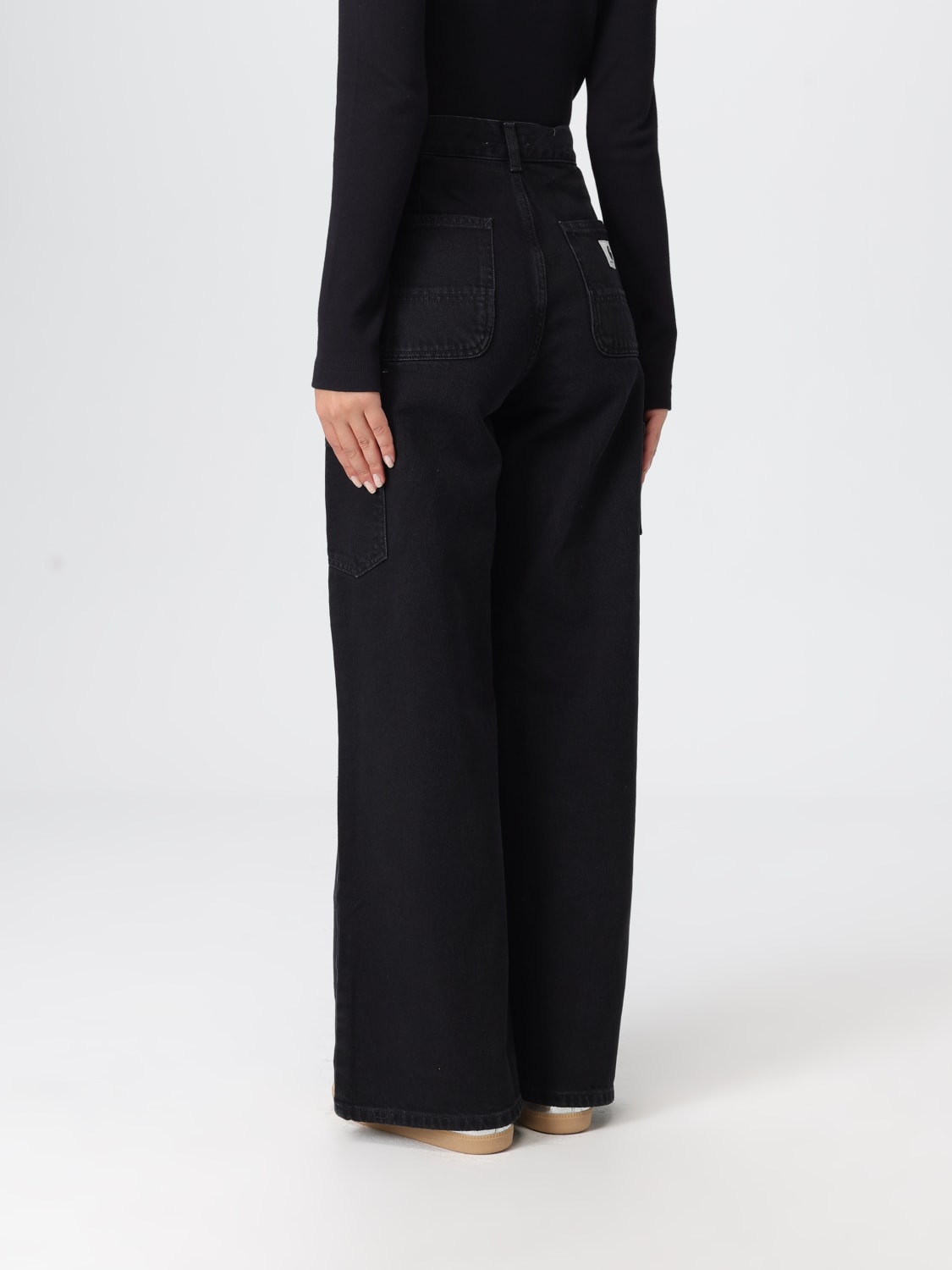 CARHARTT WIP JEANS: Jeans woman Carhartt Wip, Black - Img 2