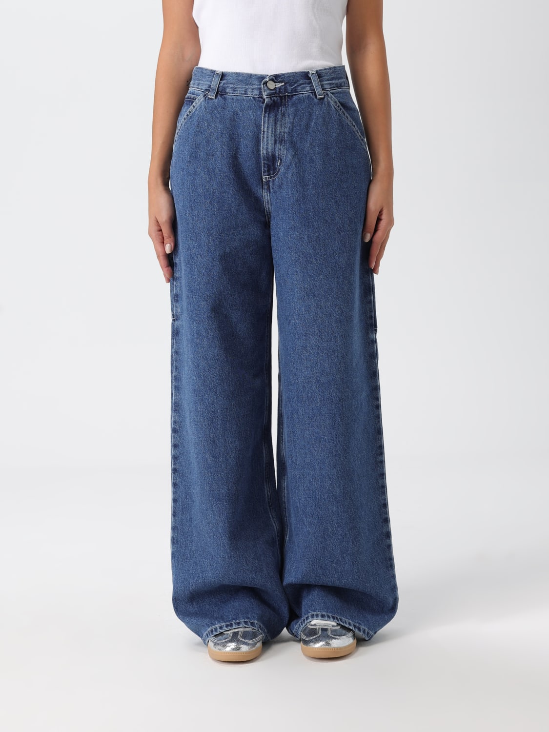 CARHARTT WIP JEANS: Jeans woman Carhartt Wip, Blue - Img 1