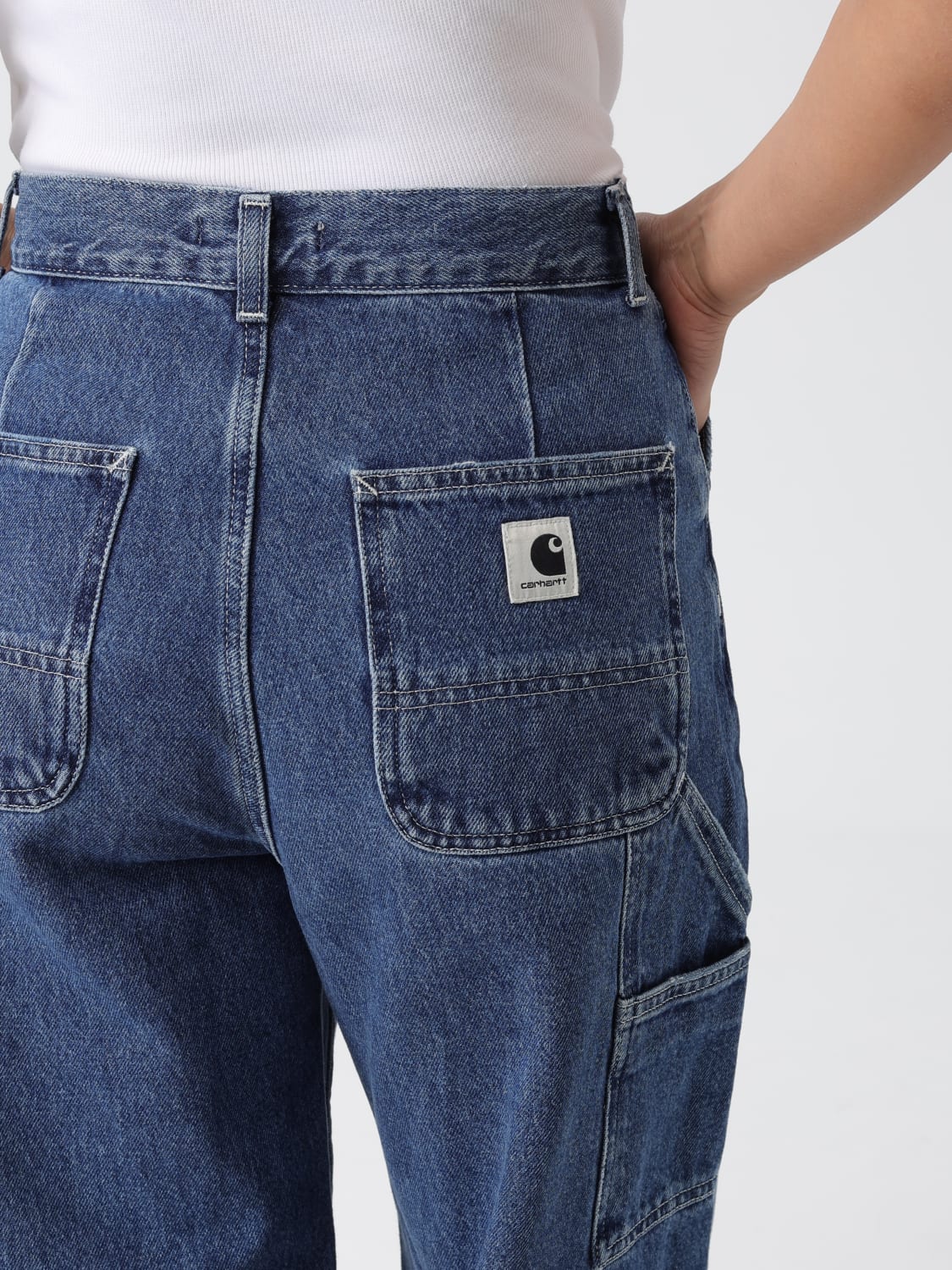 CARHARTT WIP JEANS: Jeans woman Carhartt Wip, Blue - Img 3