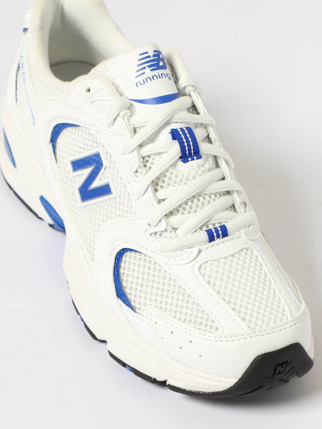 NEW BALANCE SNEAKERS: Sneakers 530 New Balance in gomma e mesh , Blue - Img 4