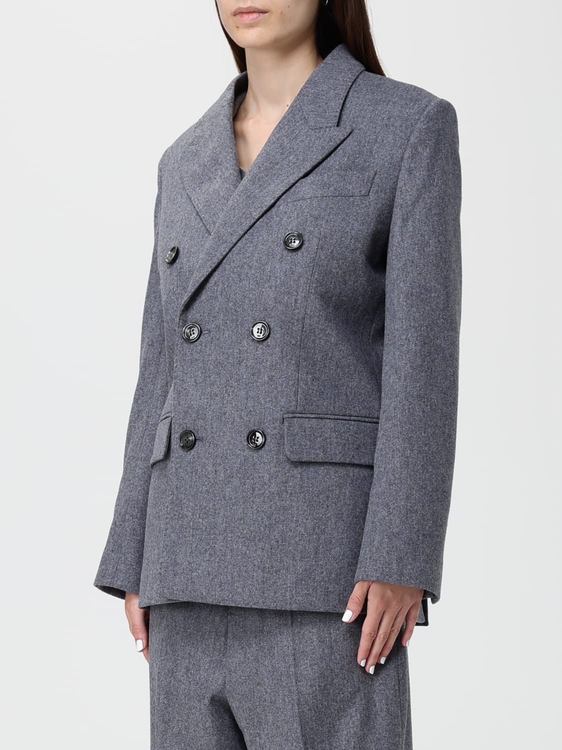 AMI PARIS VESTE: Veste femme Ami Paris, Gris - Img 4