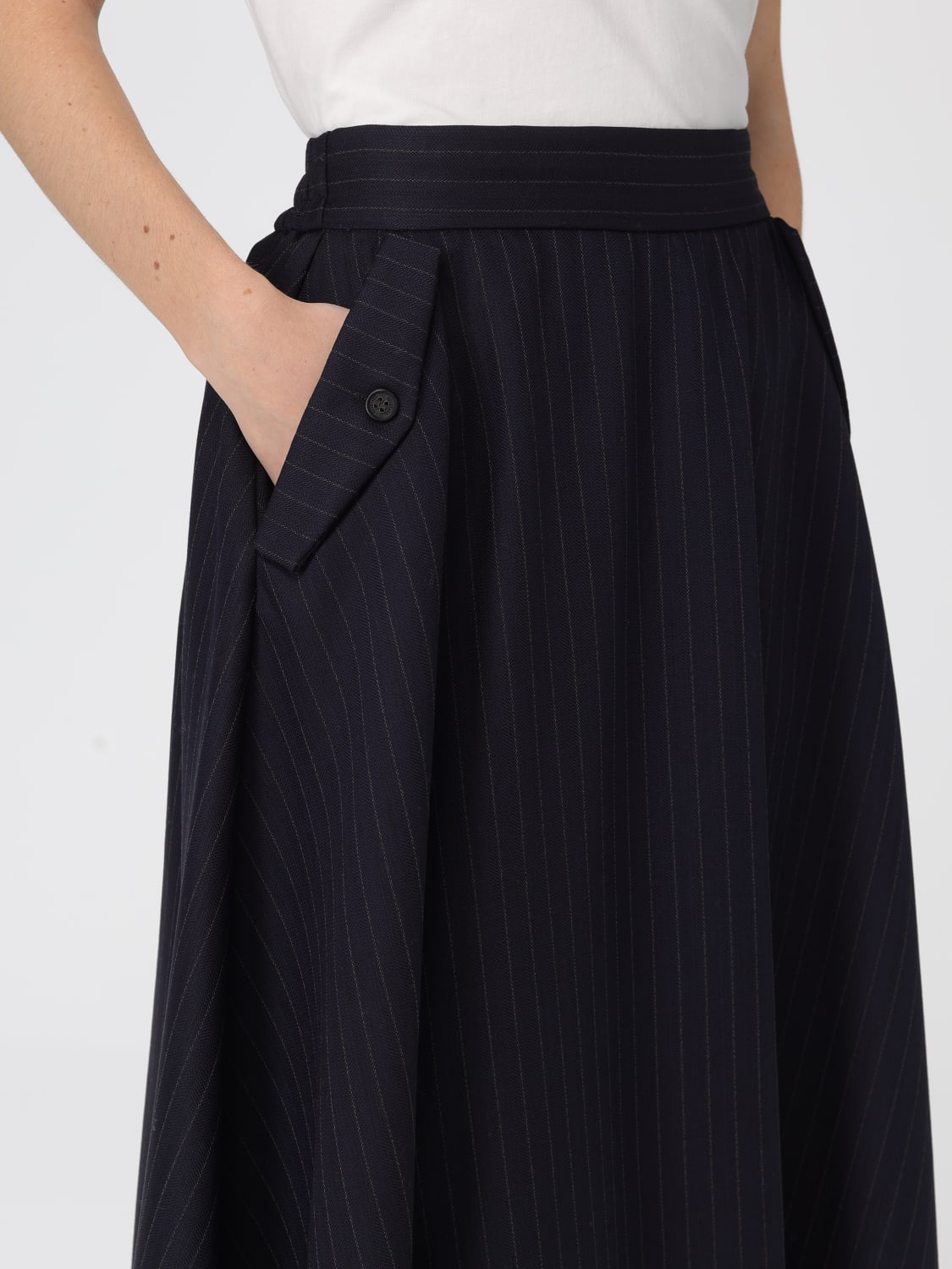 GOLDEN GOOSE SKIRT: Skirt woman Golden Goose, Blue - Img 5