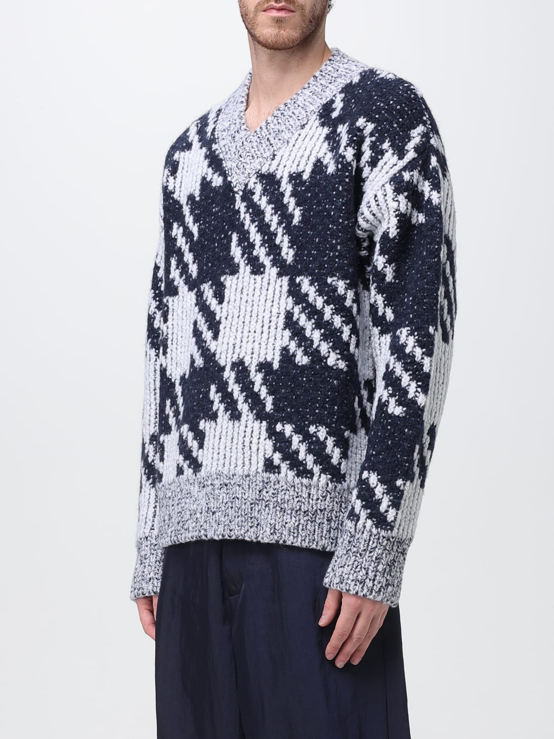 DRIES VAN NOTEN PULLOVER: Pullover herren Dries Van Noten, Weiß - Img 4