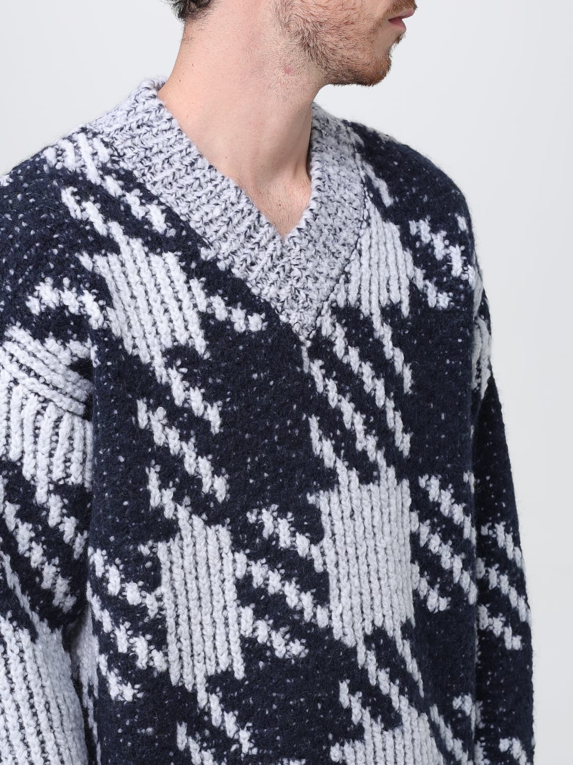 DRIES VAN NOTEN PULLOVER: Pullover herren Dries Van Noten, Weiß - Img 5