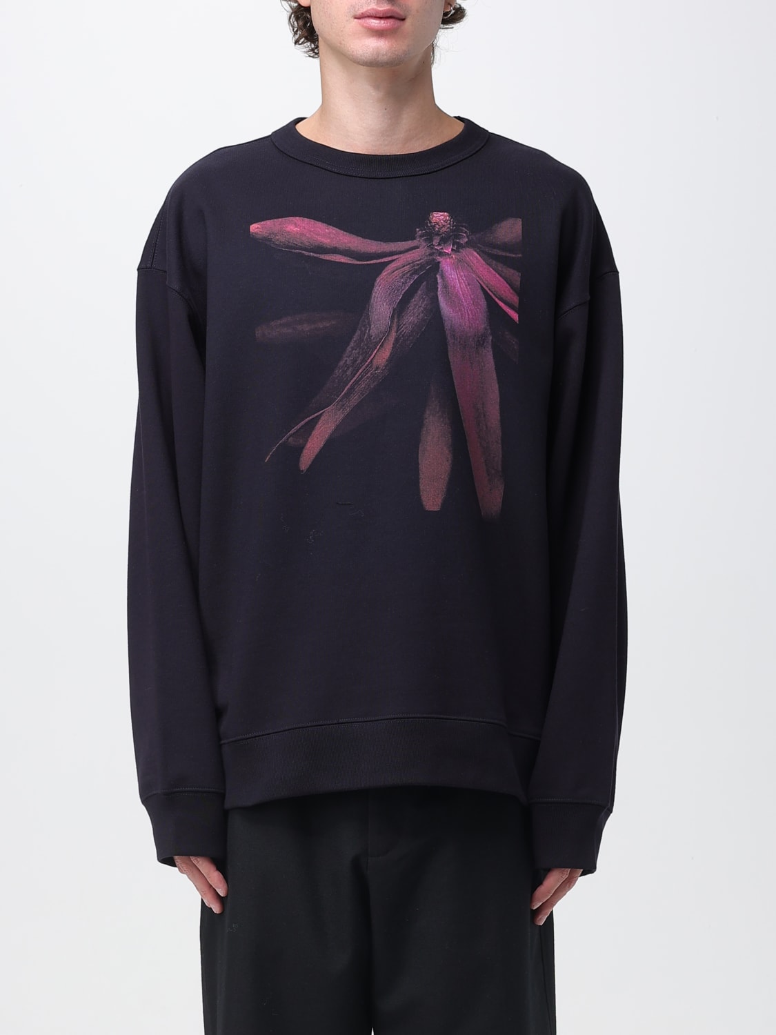 DRIES VAN NOTEN SWEATSHIRT: Pullover herren Dries Van Noten, Blau - Img 1