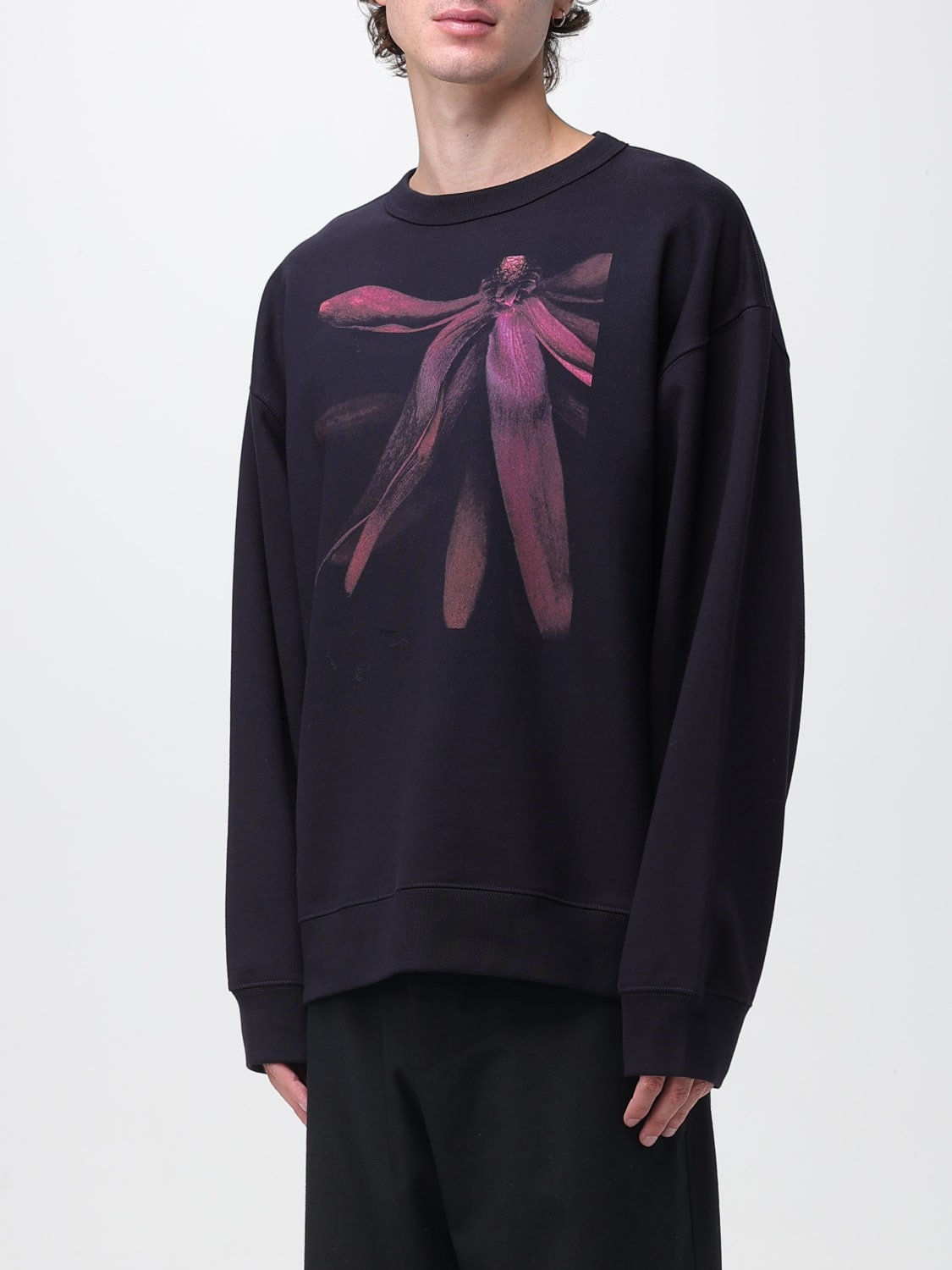 DRIES VAN NOTEN SWEATSHIRT: Pullover herren Dries Van Noten, Blau - Img 4