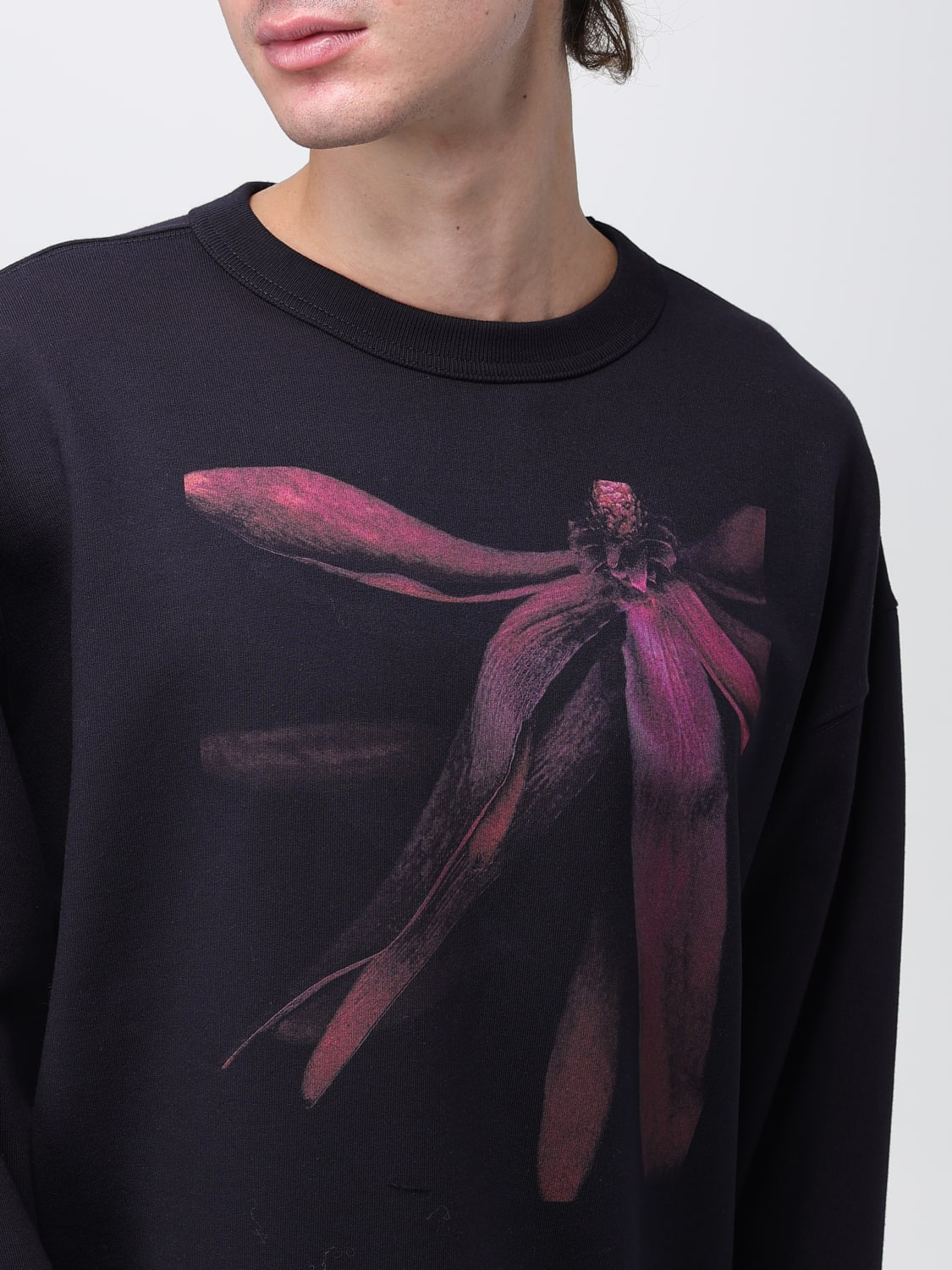 DRIES VAN NOTEN SWEATSHIRT: Pullover herren Dries Van Noten, Blau - Img 5