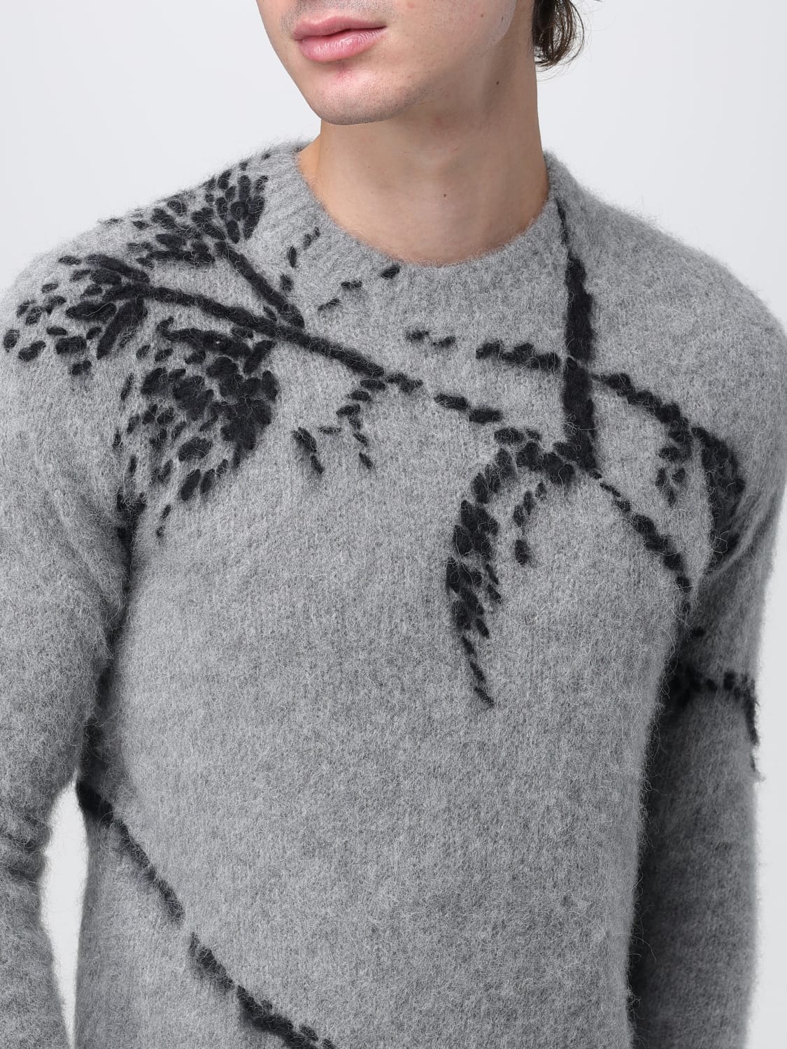 DRIES VAN NOTEN PULLOVER: Pullover herren Dries Van Noten, Grau - Img 5