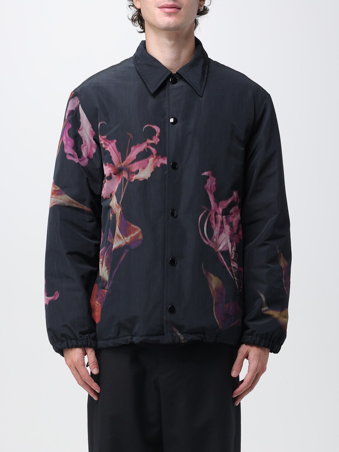DRIES VAN NOTEN JACKET: Jacket men Dries Van Noten, Black - Img 1