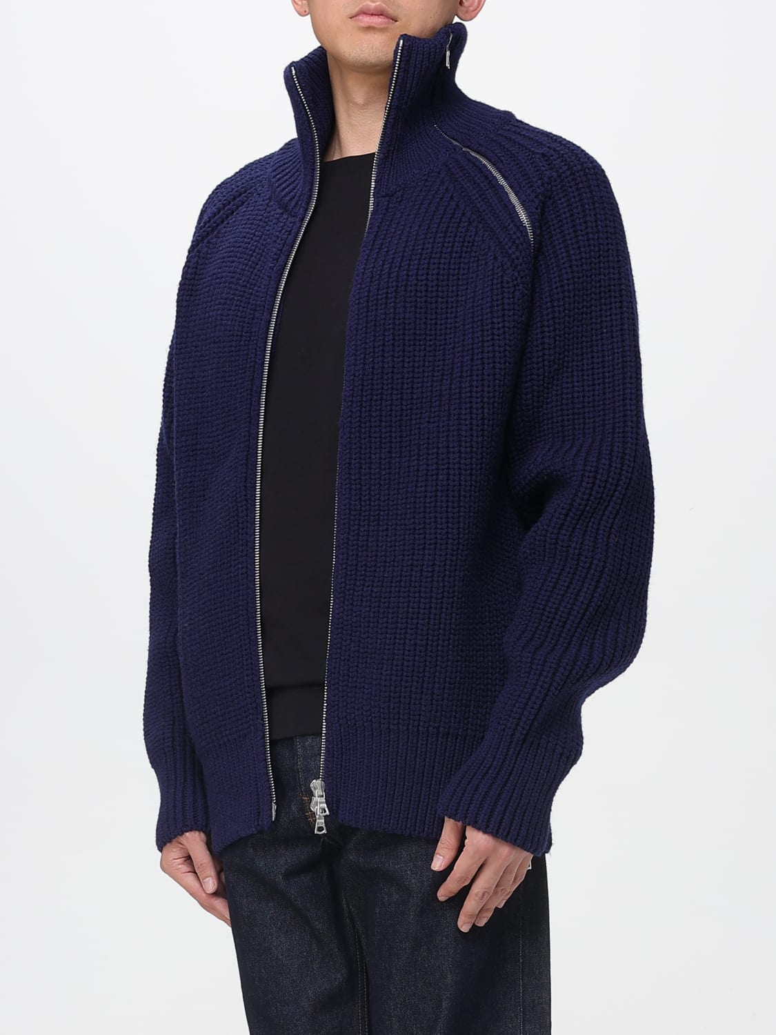 DRIES VAN NOTEN PULLOVER: Pullover herren Dries Van Noten, Blau - Img 4