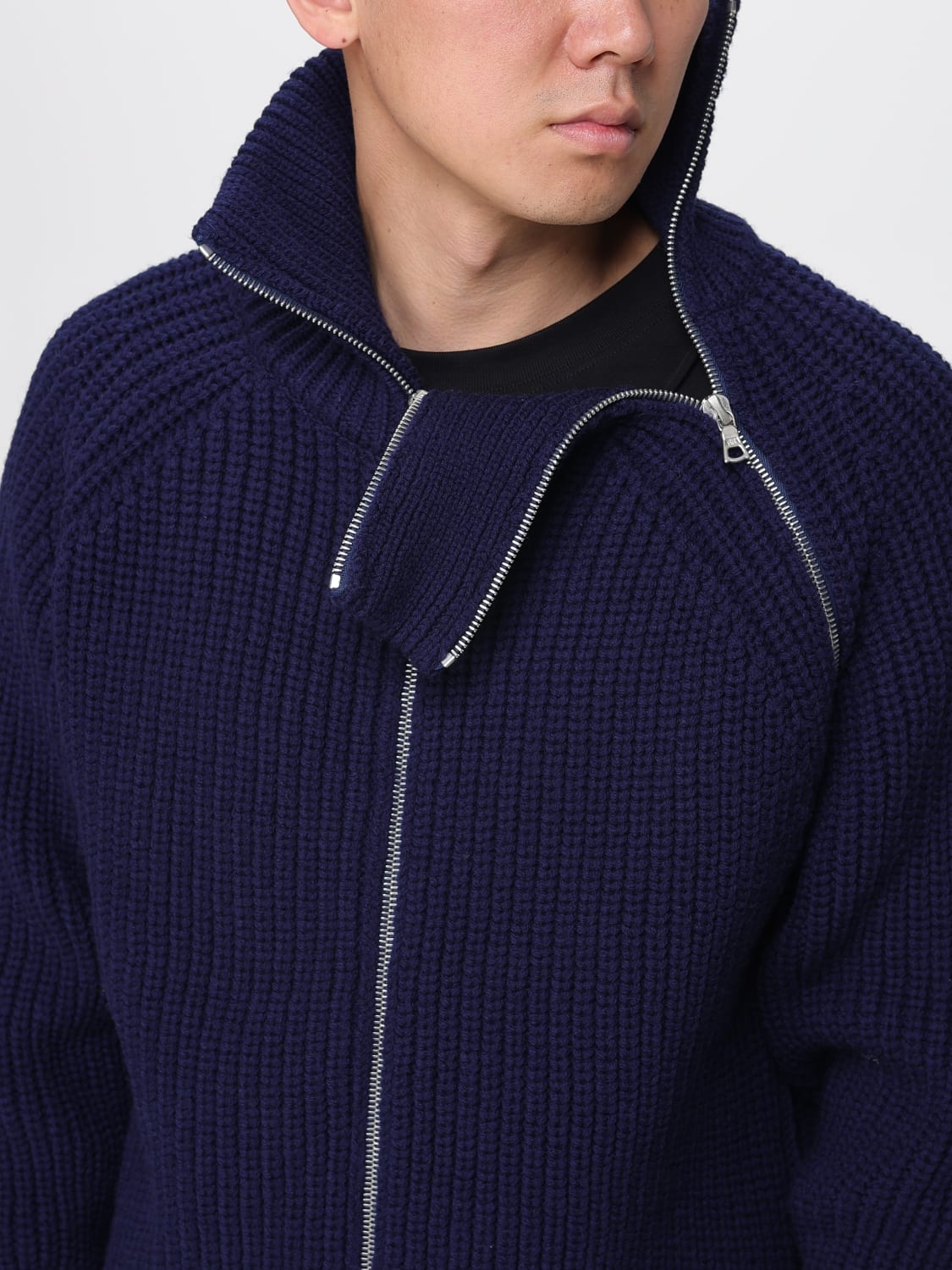 DRIES VAN NOTEN PULLOVER: Pullover herren Dries Van Noten, Blau - Img 5