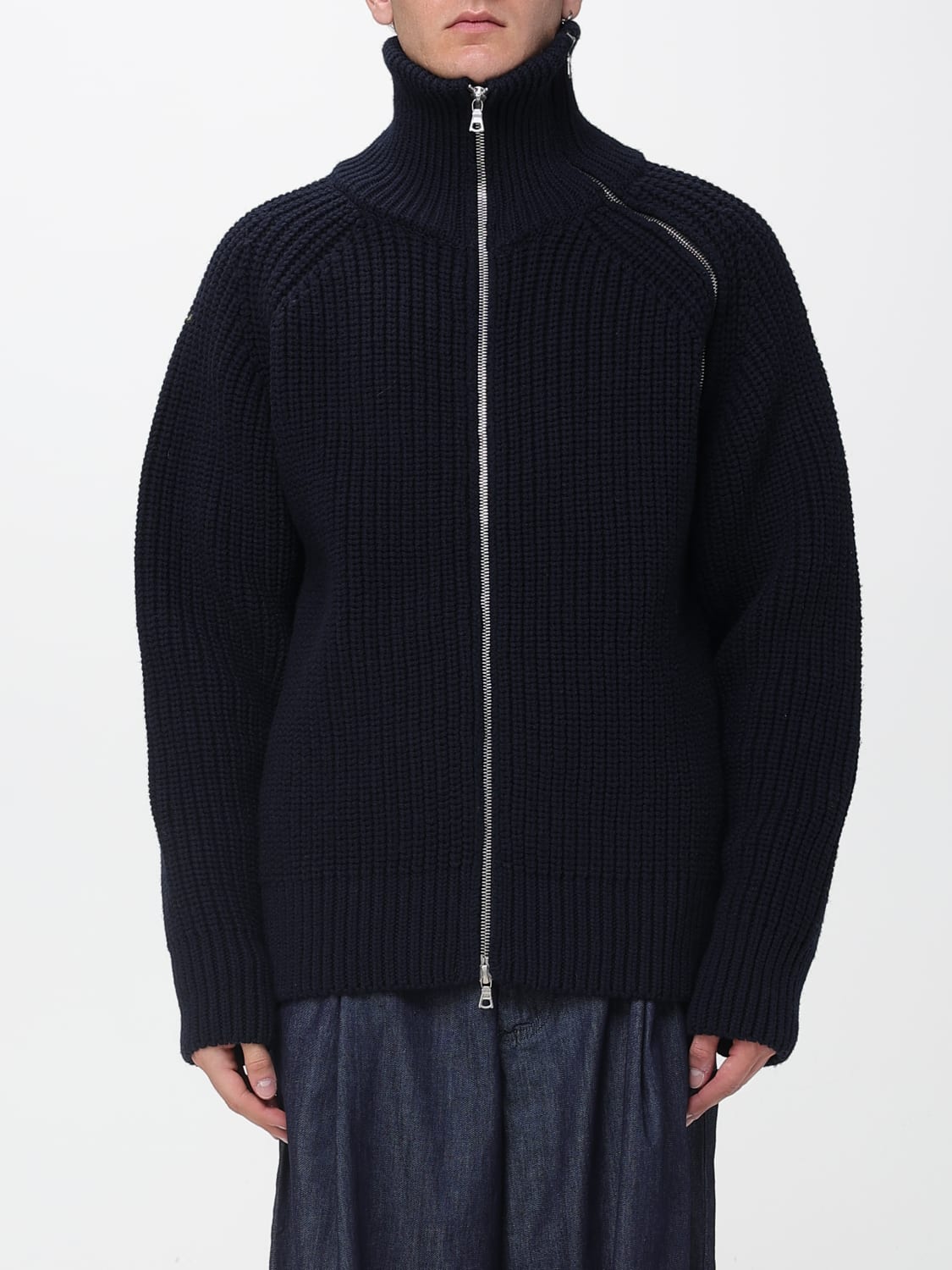 DRIES VAN NOTEN SWEATER: Sweater men Dries Van Noten, Blue 1 - Img 1