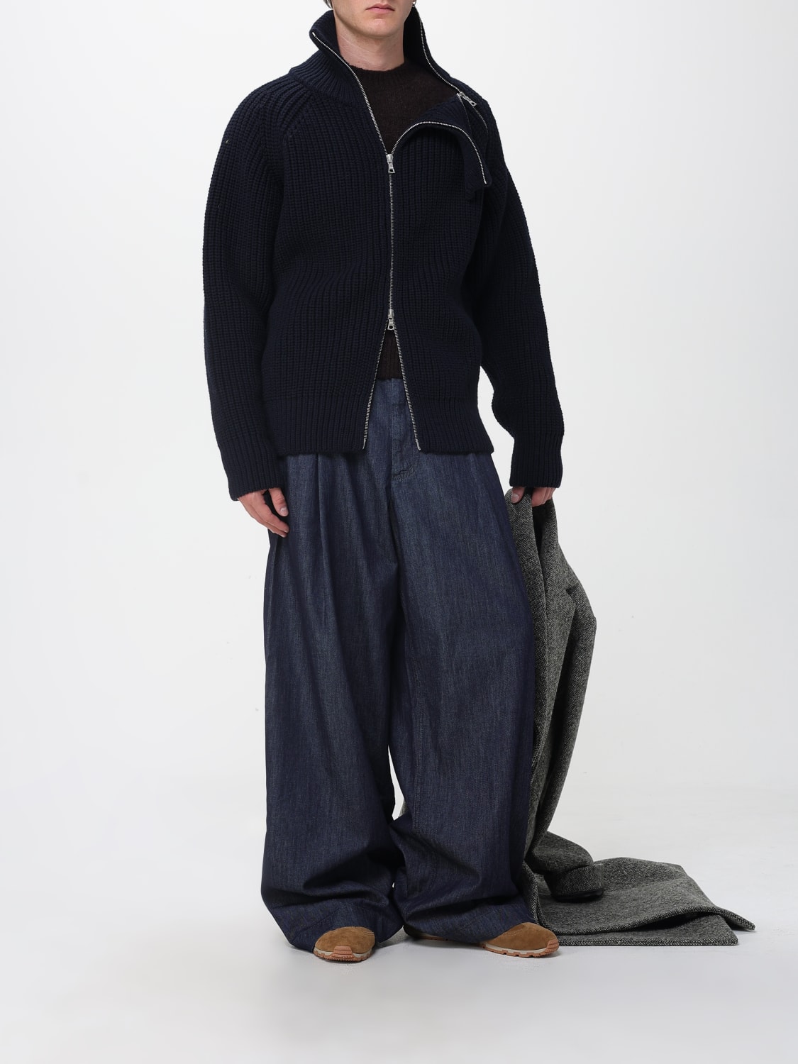 DRIES VAN NOTEN SWEATER: Sweater men Dries Van Noten, Blue 1 - Img 2