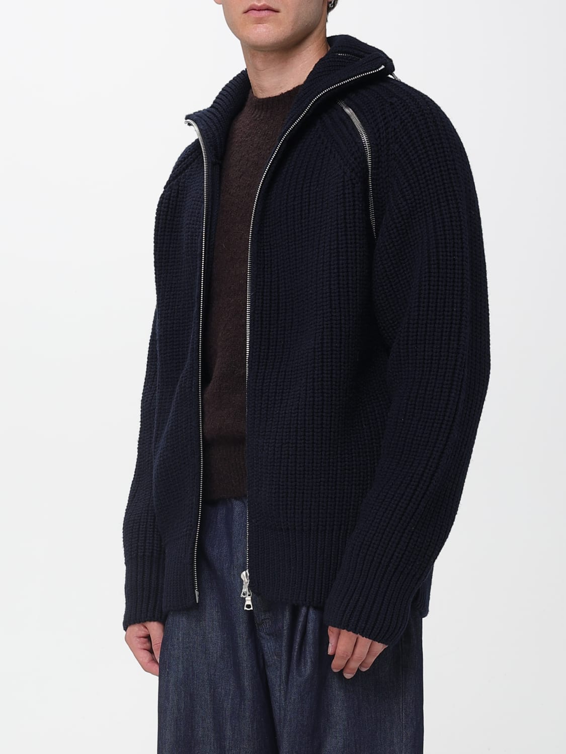 DRIES VAN NOTEN SWEATER: Sweater men Dries Van Noten, Blue 1 - Img 4