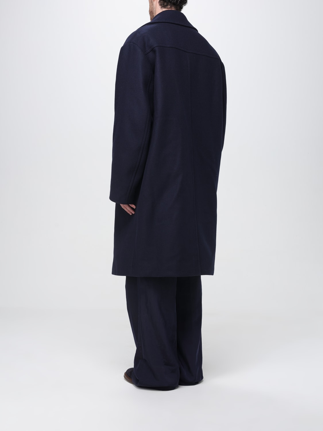 DRIES VAN NOTEN COAT: Coat men Dries Van Noten, Blue - Img 3