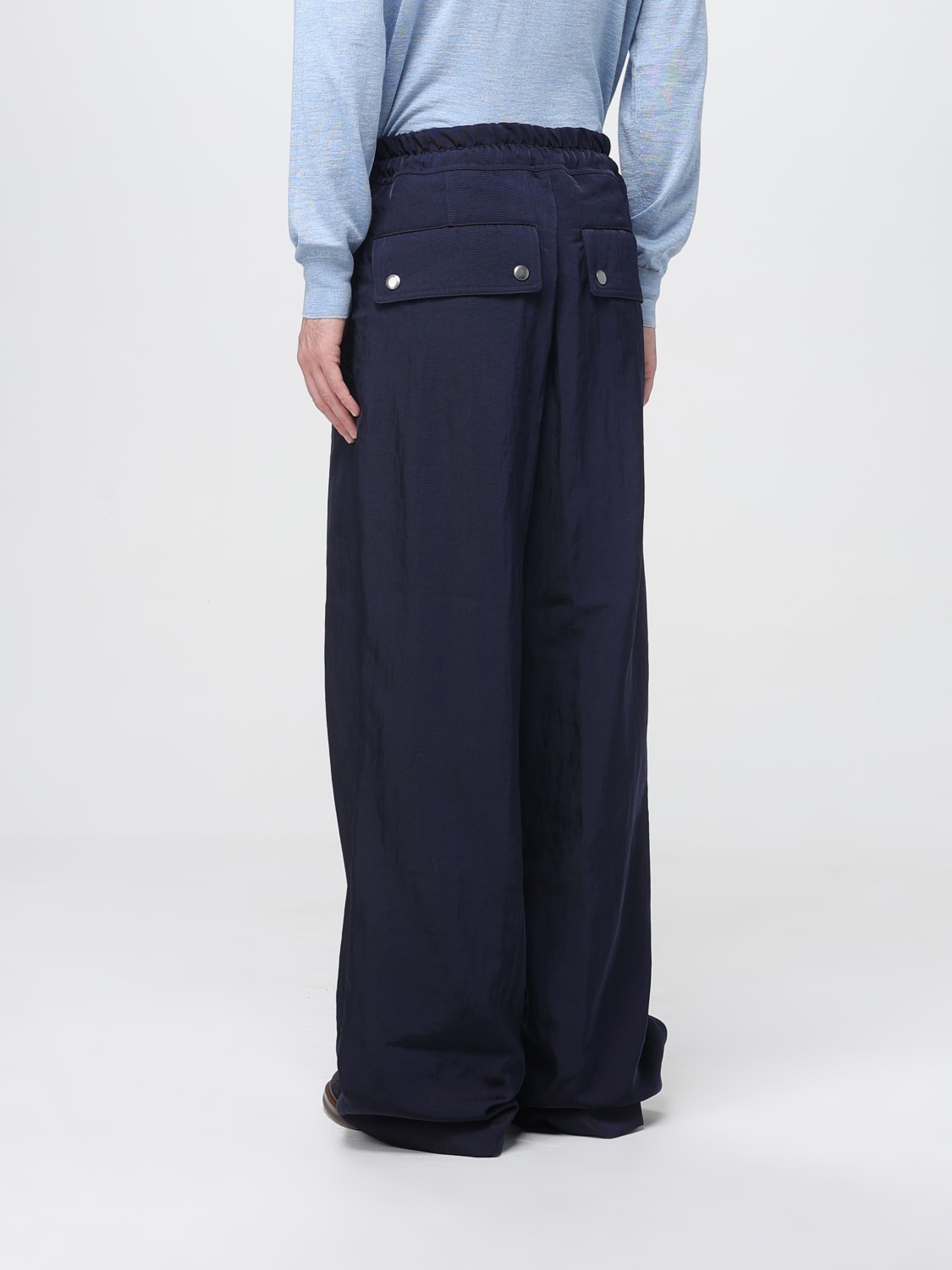 DRIES VAN NOTEN PANTS: Pants men Dries Van Noten, Blue - Img 3
