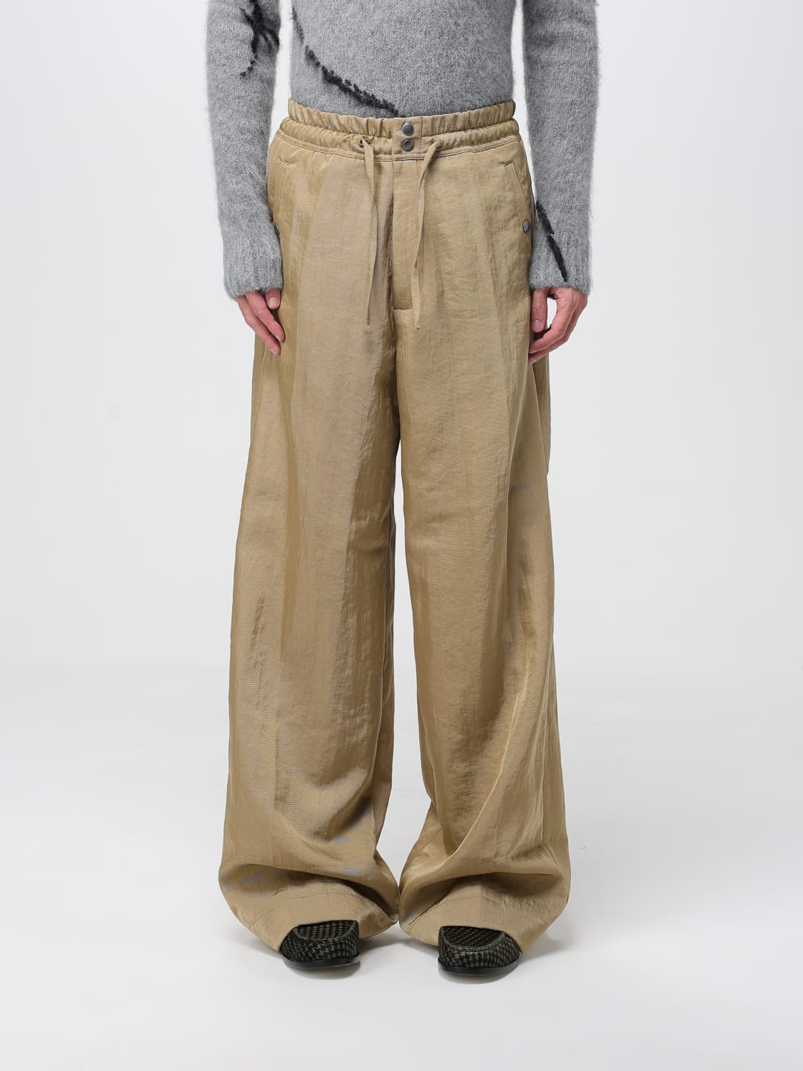 DRIES VAN NOTEN PANTS: Pants men Dries Van Noten, Beige - Img 1