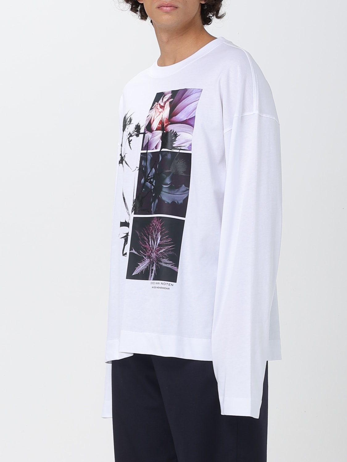 DRIES VAN NOTEN T-SHIRT: T-shirt men Dries Van Noten, White - Img 4