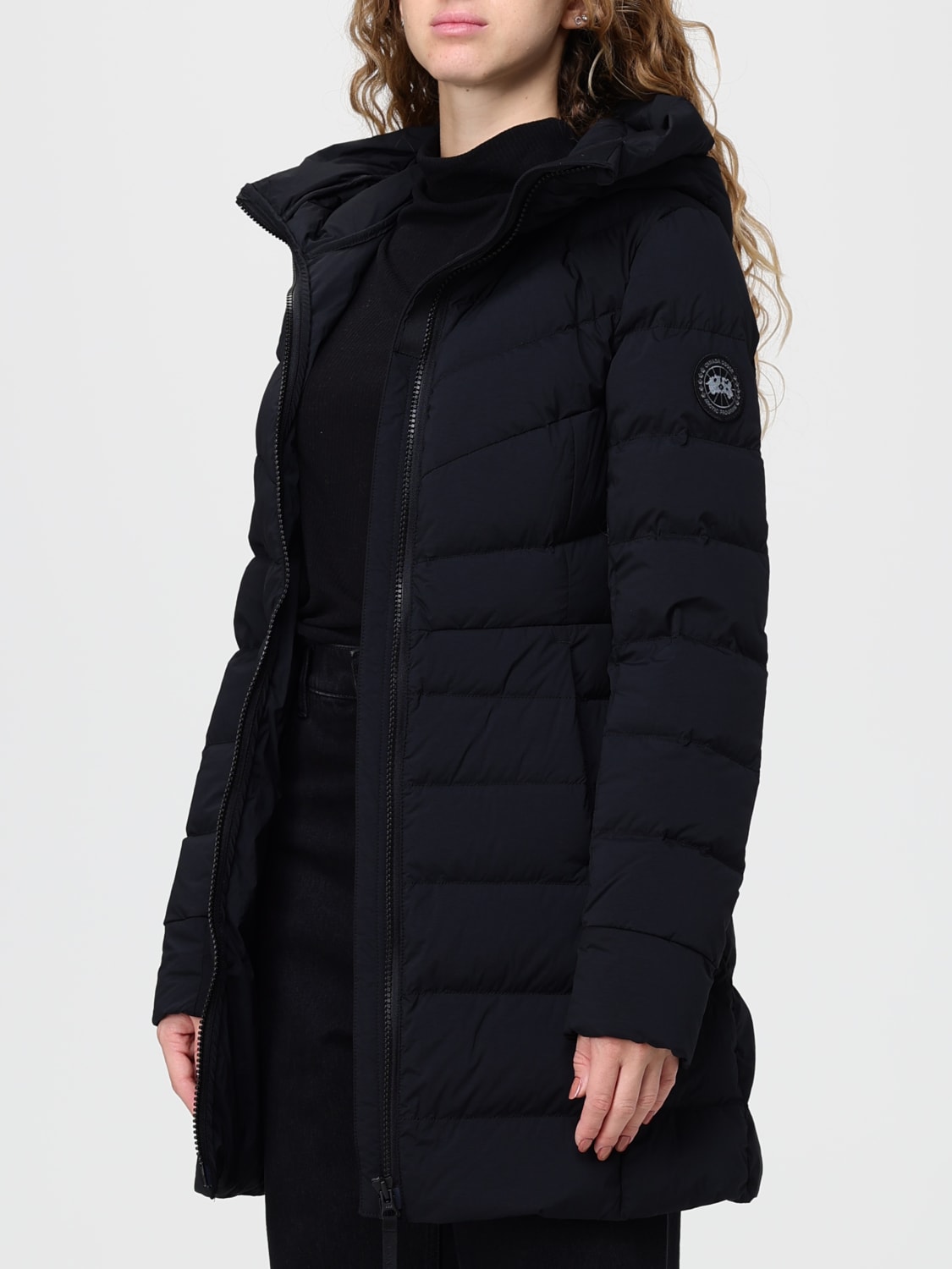 CANADA GOOSE JACKET: Coat woman Canada Goose, Black - Img 3