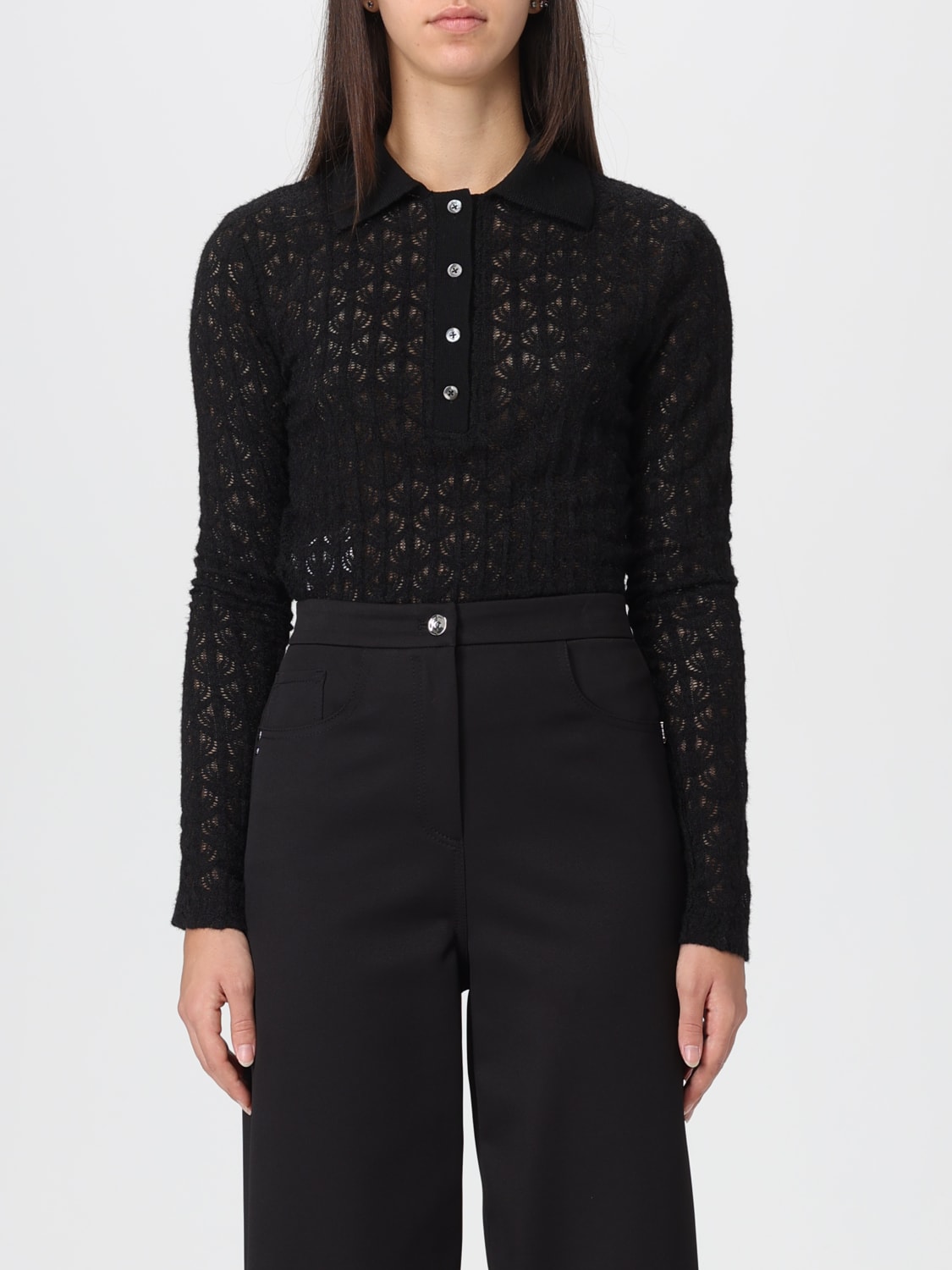 PINKO POLO: Body femme Pinko, Noir - Img 1