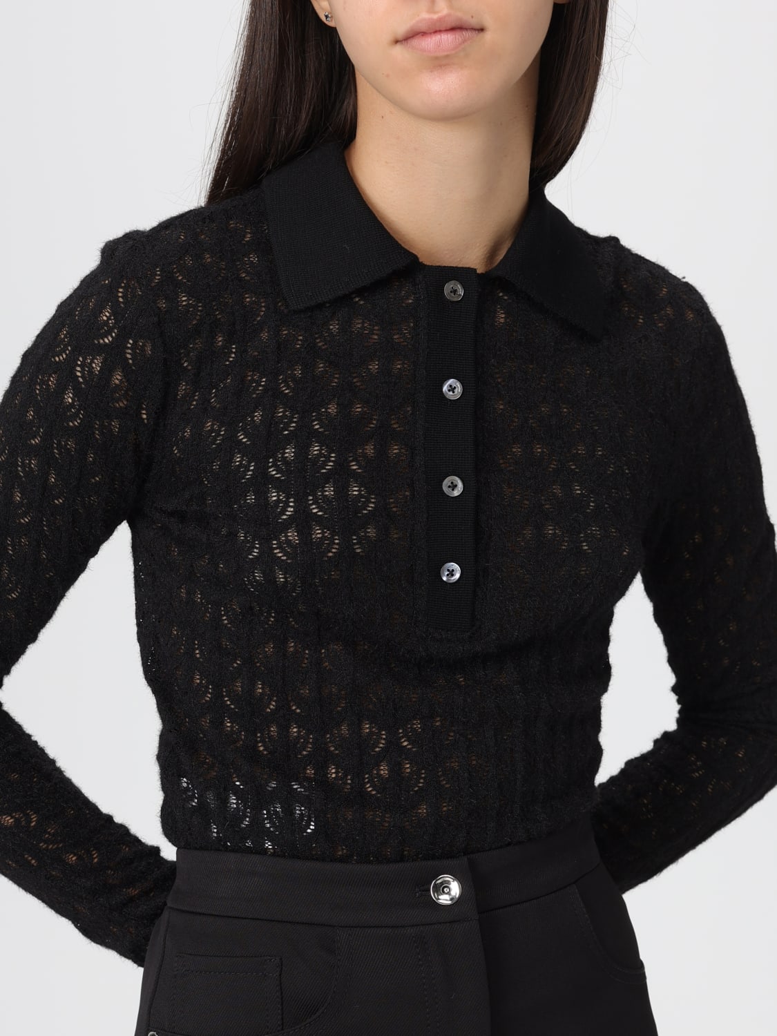 PINKO POLO: Body femme Pinko, Noir - Img 4