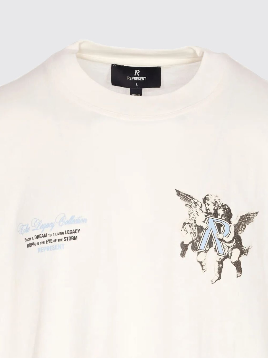 REPRESENT T-SHIRT: T-shirt men Represent, White - Img 2