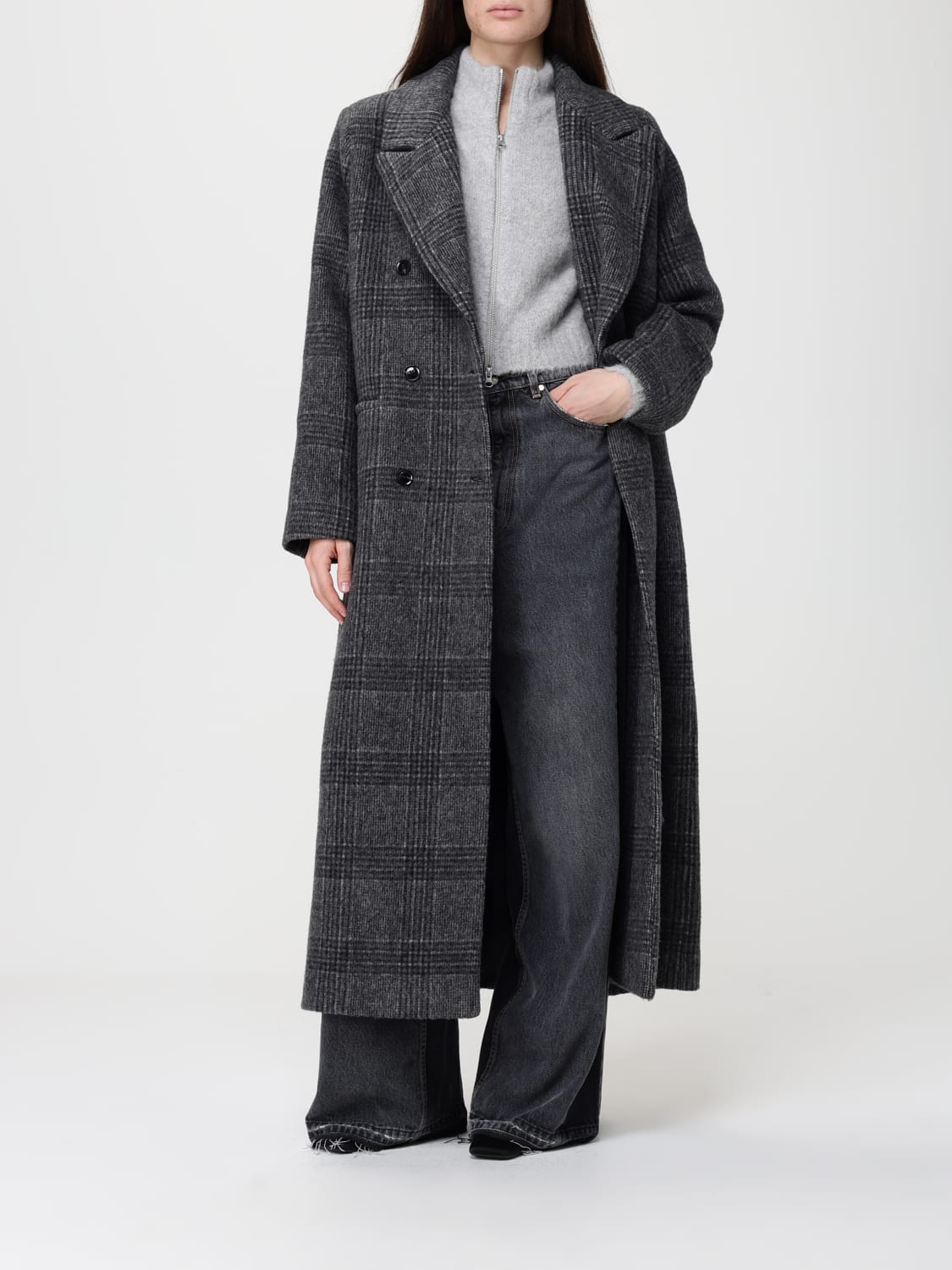 SAMSOE SAMSOE SWEATER: Cardigan woman Samsoe Samsoe, Grey - Img 2