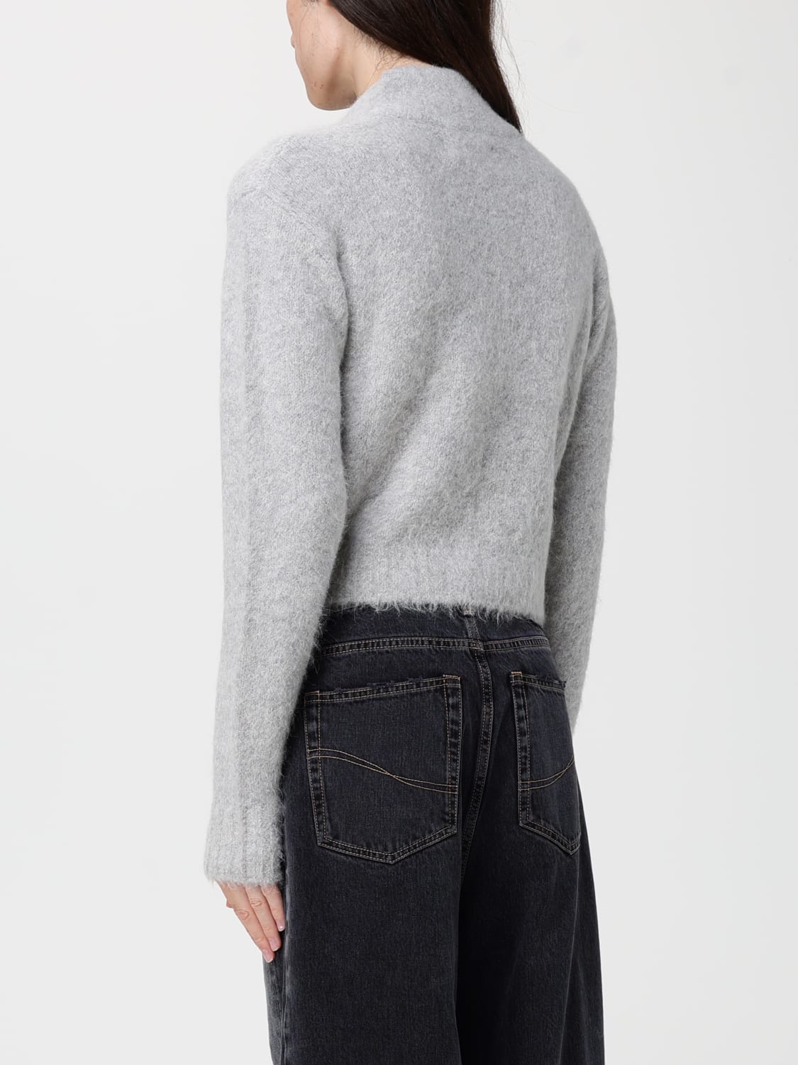 SAMSOE SAMSOE SWEATER: Cardigan woman Samsoe Samsoe, Grey - Img 3