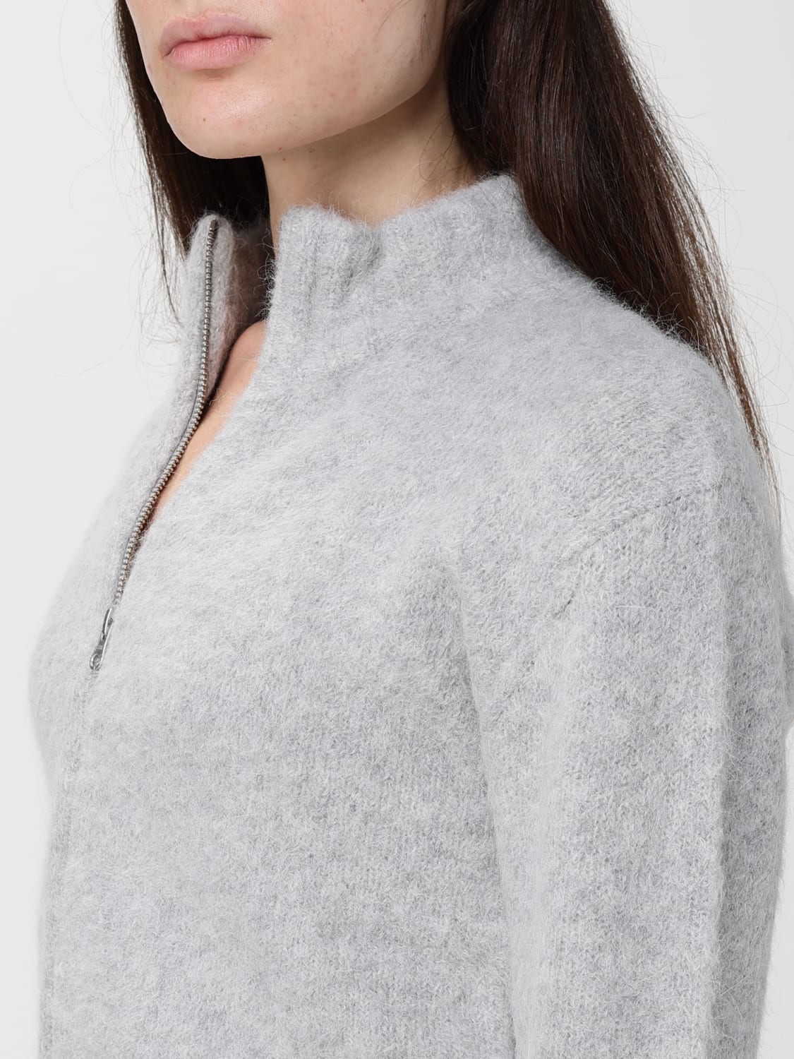 SAMSOE SAMSOE SWEATER: Cardigan woman Samsoe Samsoe, Grey - Img 4