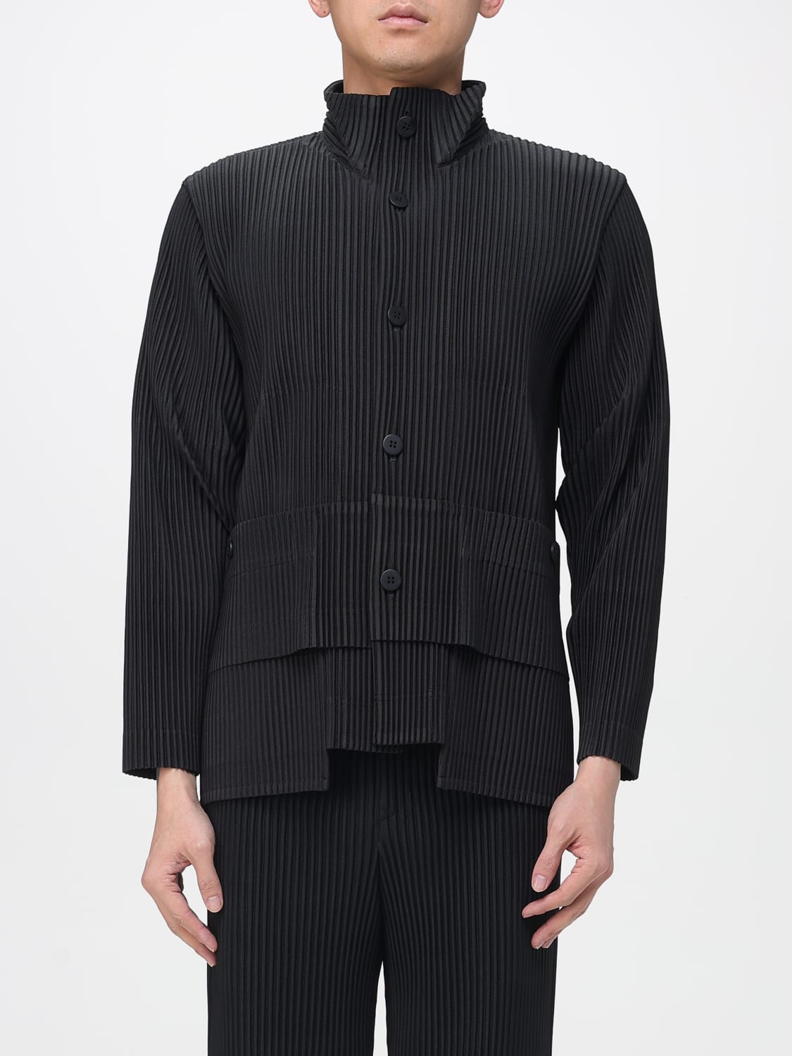 HOMME PLISSE' ISSEY MIYAKE SHIRT: Shirt men Homme Plisse' Issey Miyake, Black - Img 1