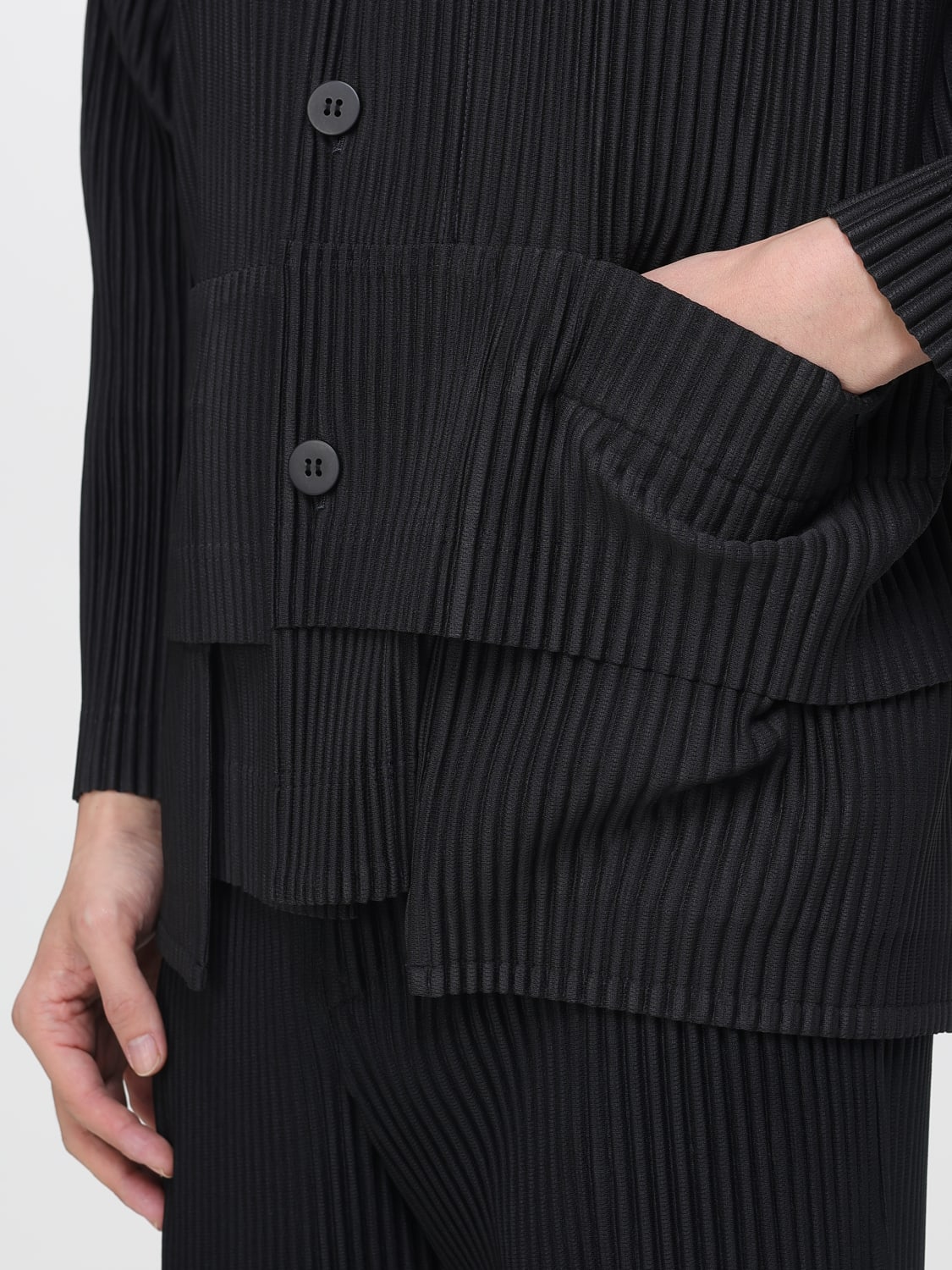 HOMME PLISSE' ISSEY MIYAKE SHIRT: Shirt men Homme Plisse' Issey Miyake, Black - Img 4