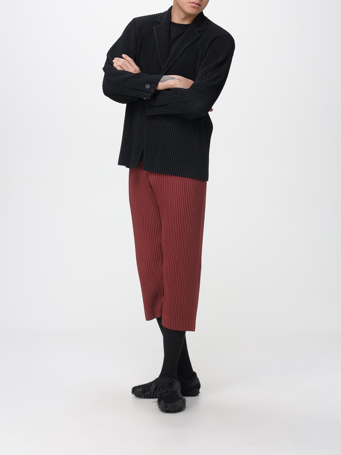 HOMME PLISSE' ISSEY MIYAKE PANTS: Pants men Homme Plisse' Issey Miyake, Brown - Img 2