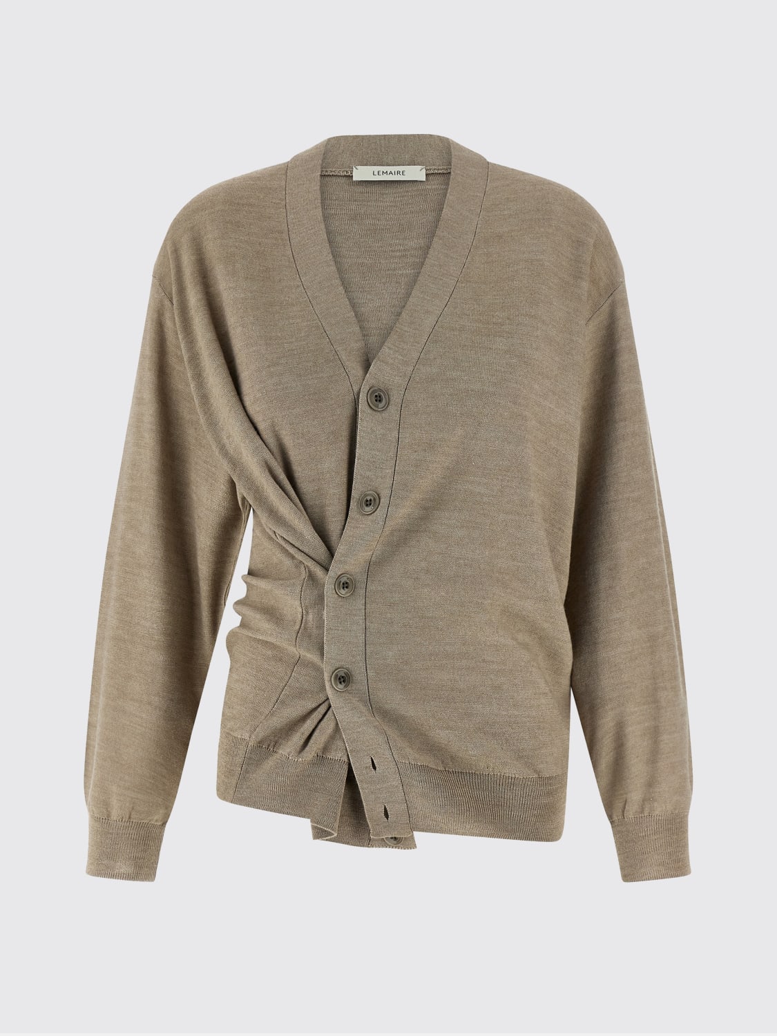 LEMAIRE PULL: Cardigan femme Lemaire, Beige - Img 3