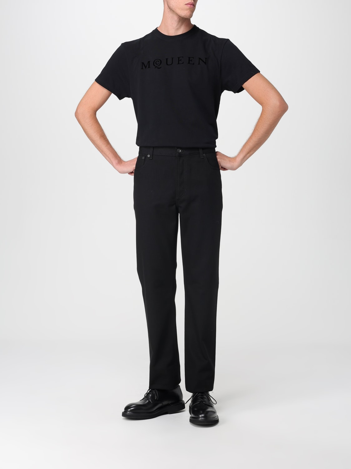 MCQUEEN T-SHIRT: T-shirt men McQueen, Black - Img 2