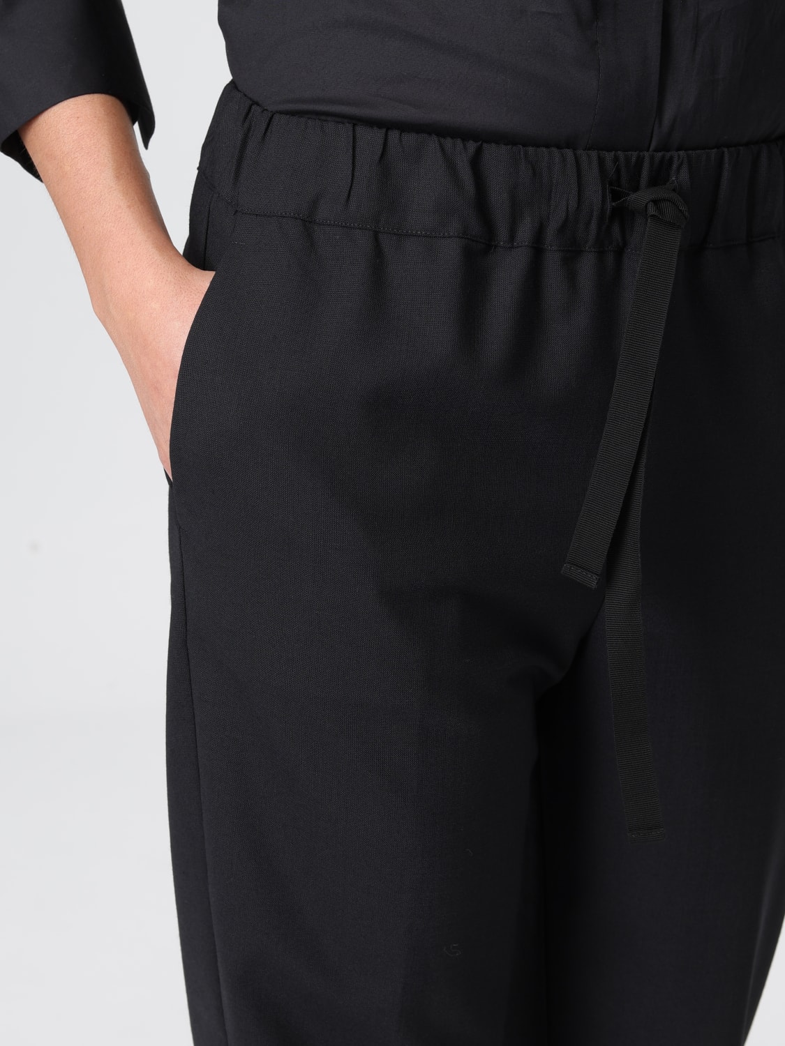 SEMICOUTURE PANTS: Pants woman Semicouture, Black - Img 4