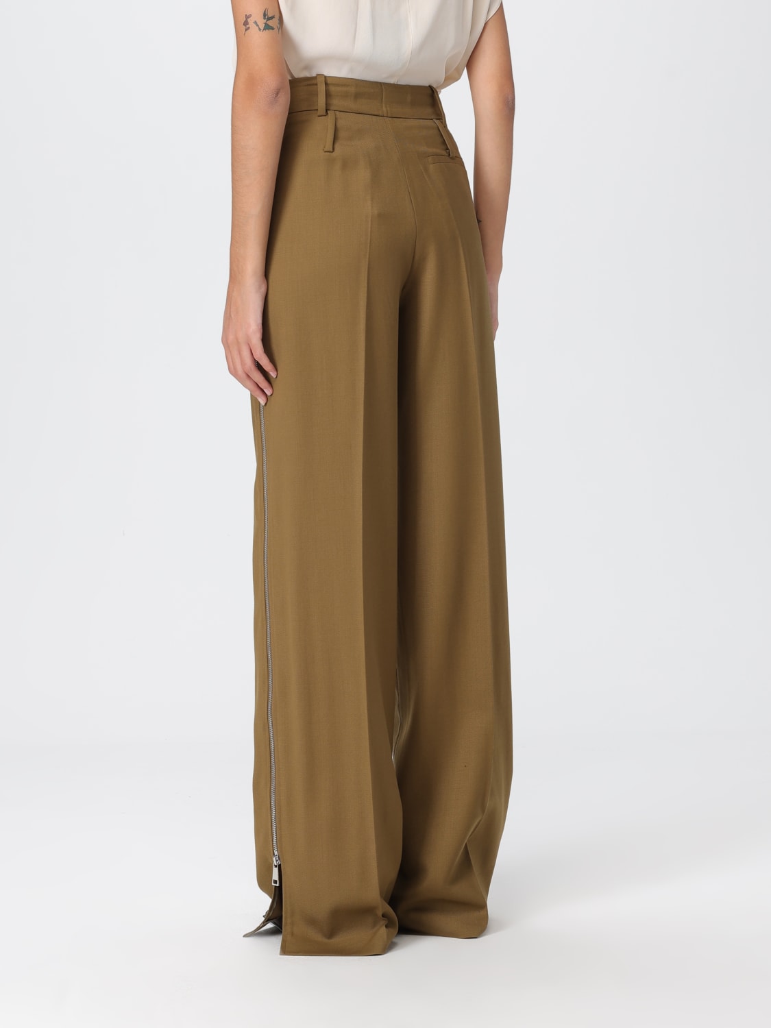 ERIKA CAVALLINI PANTALONI: Pantalone Erika Cavallini con zip , Verde - Img 2